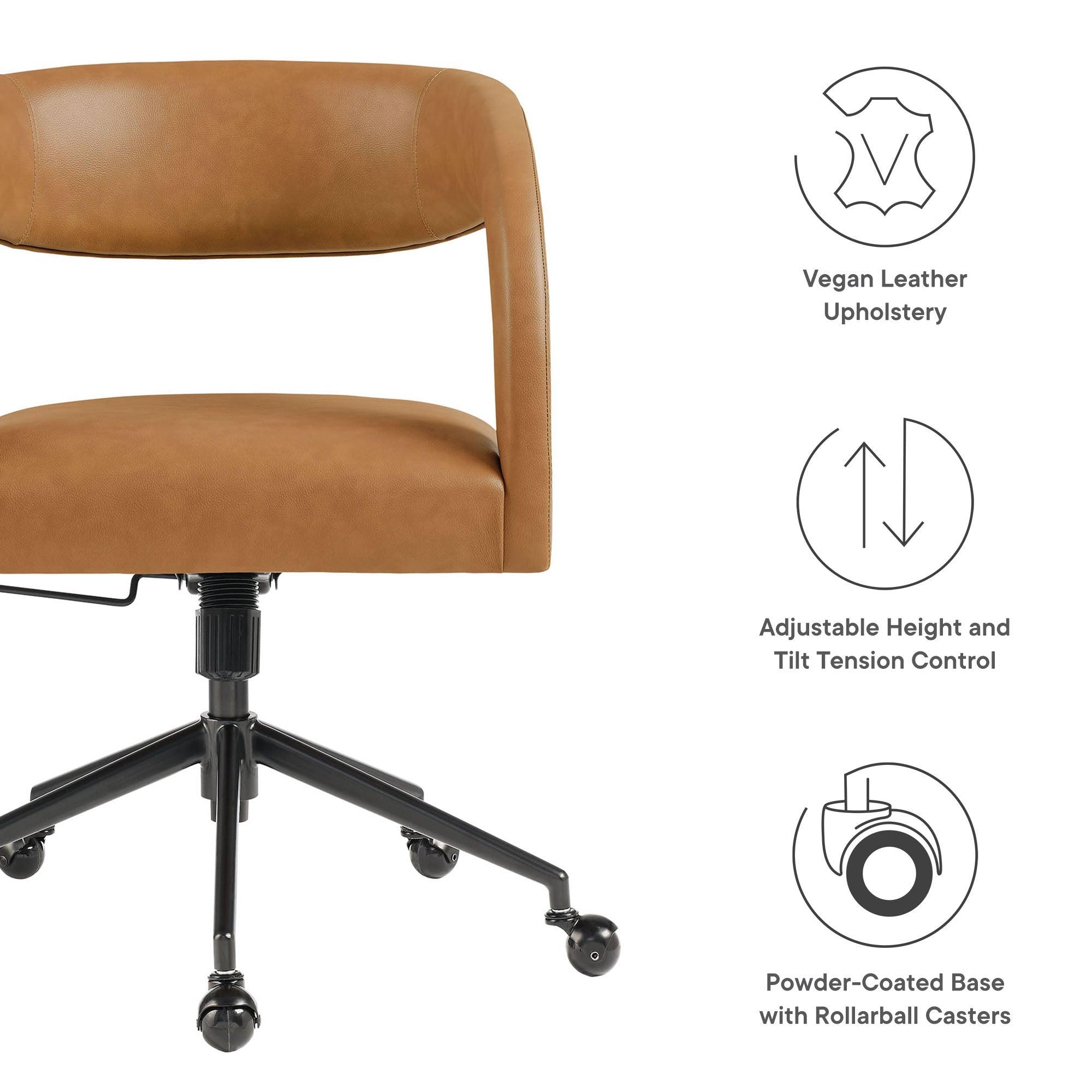 Pinnacle Vegan Leather Office Chair