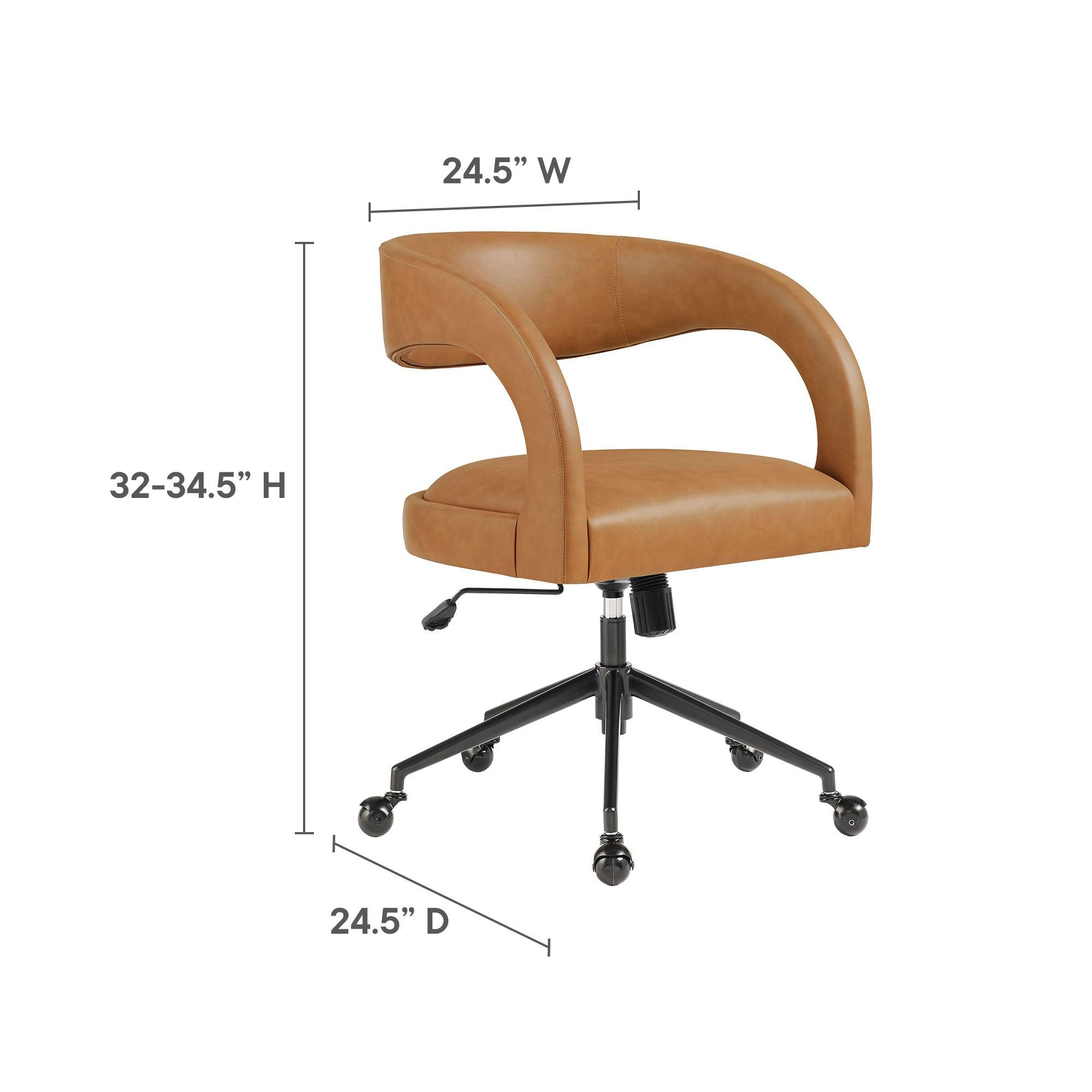 Pinnacle Vegan Leather Office Chair