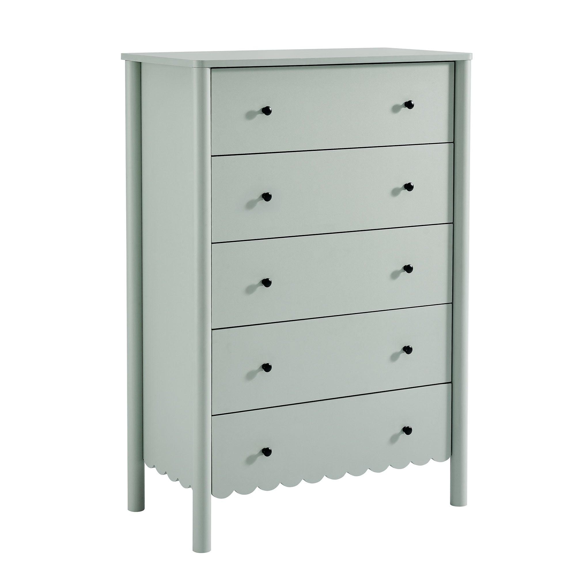 Emmeline Scalloped 5-Drawer Chest