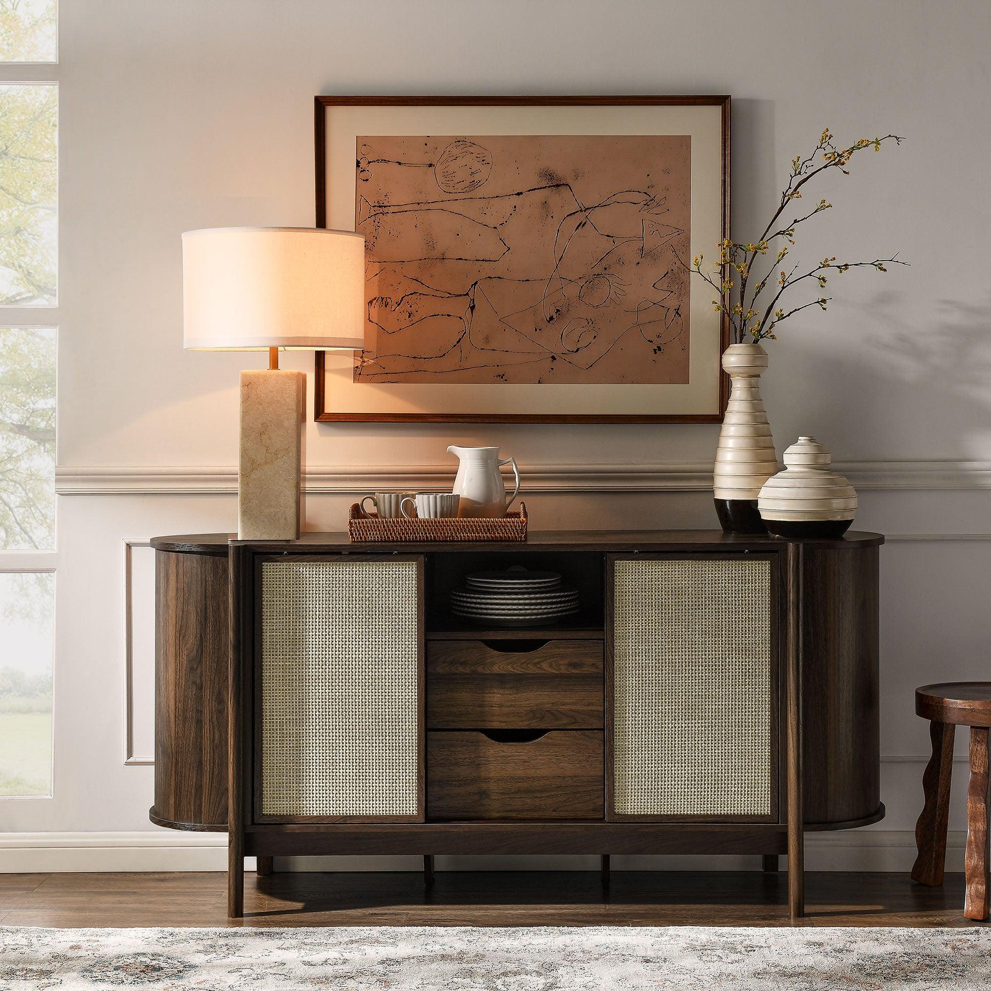 Reid 63" Curved Sideboard