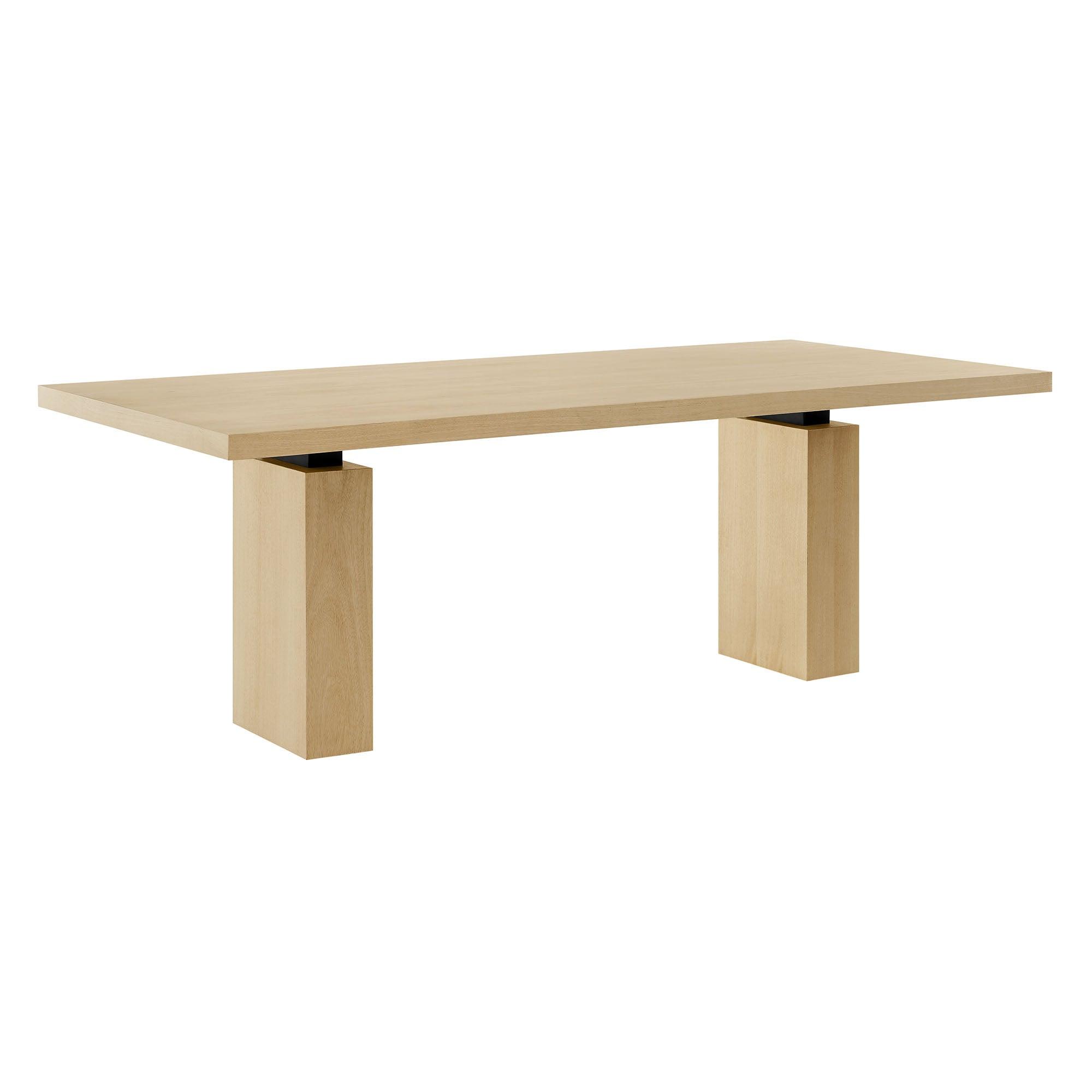 Piston 82" Rectangular Wood Dining Table