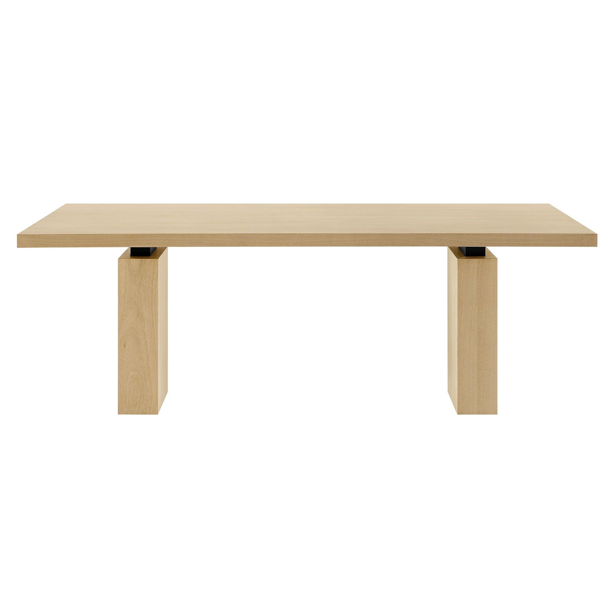 Piston 82" Rectangular Wood Dining Table