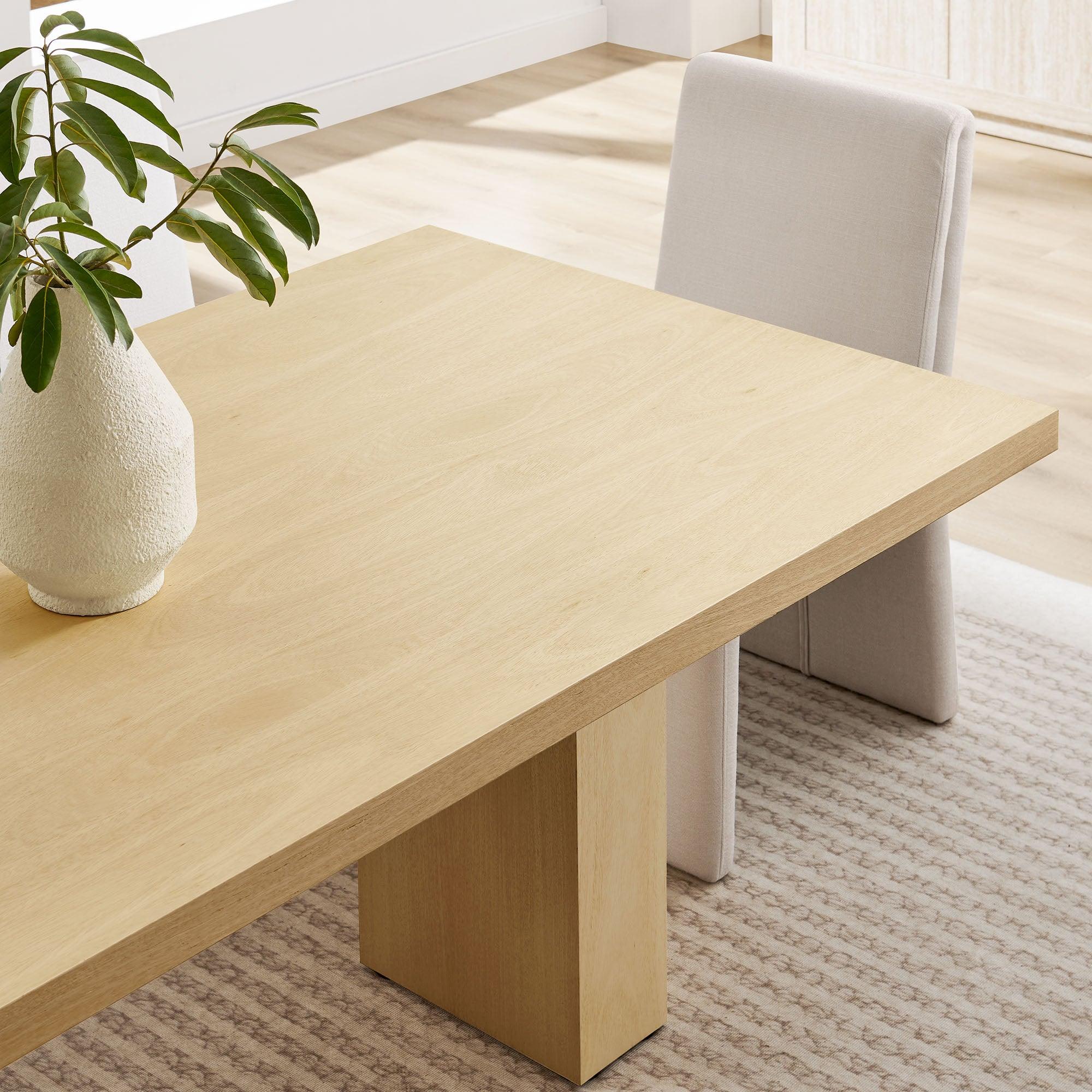 Piston 82" Rectangular Wood Dining Table