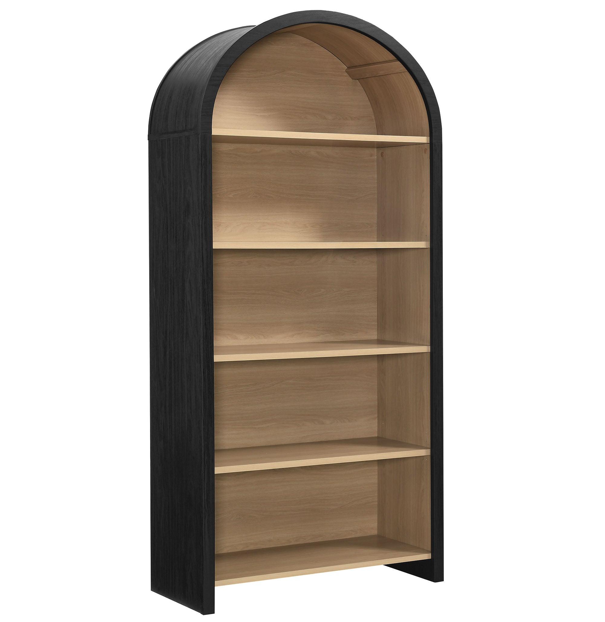 Evie Arched Wide Bookcase Display Cabinet