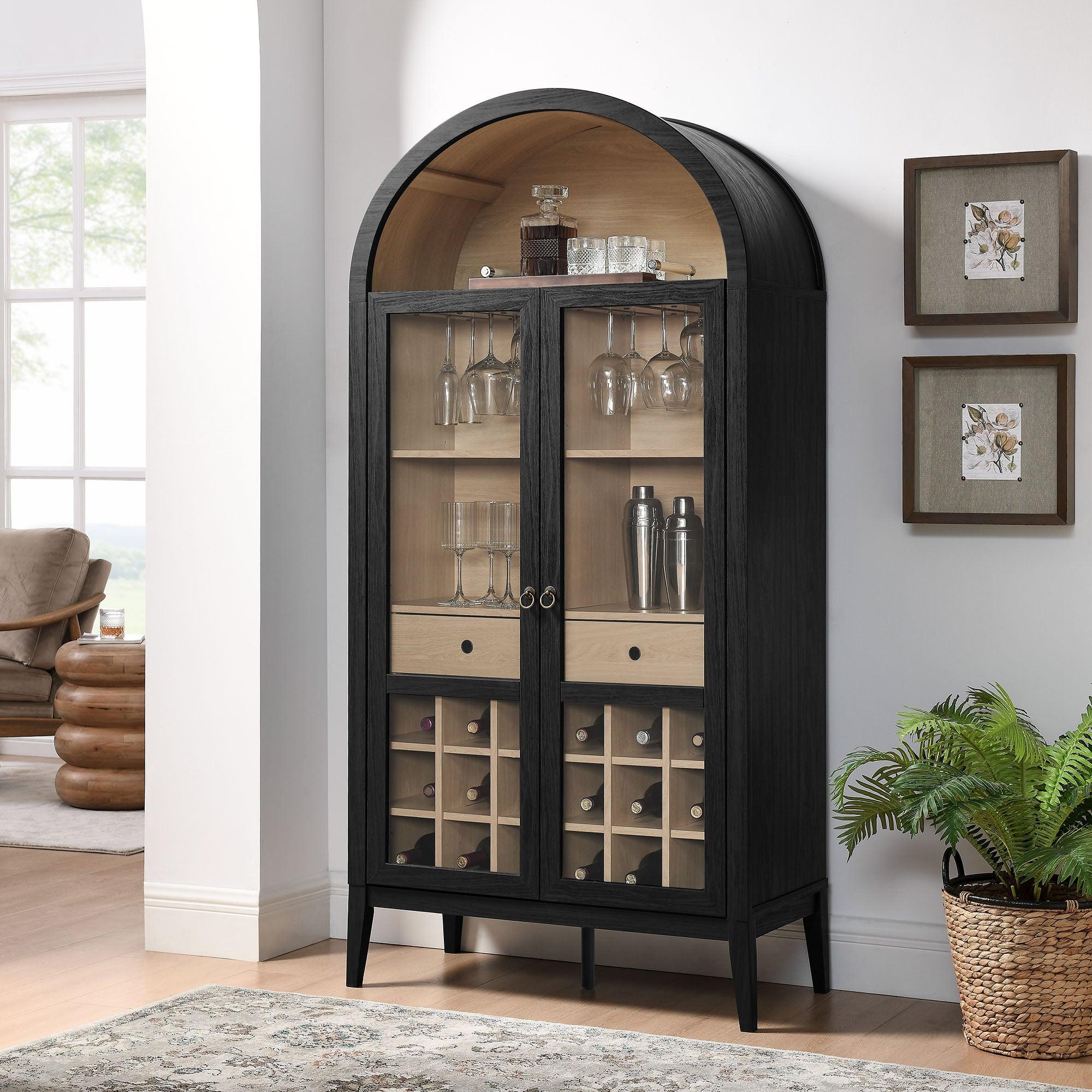 Nolan Arched Bar Cabinet