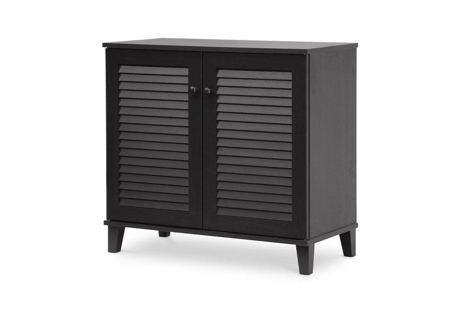 Coolidge Espresso Shoe-Storage Cabinet