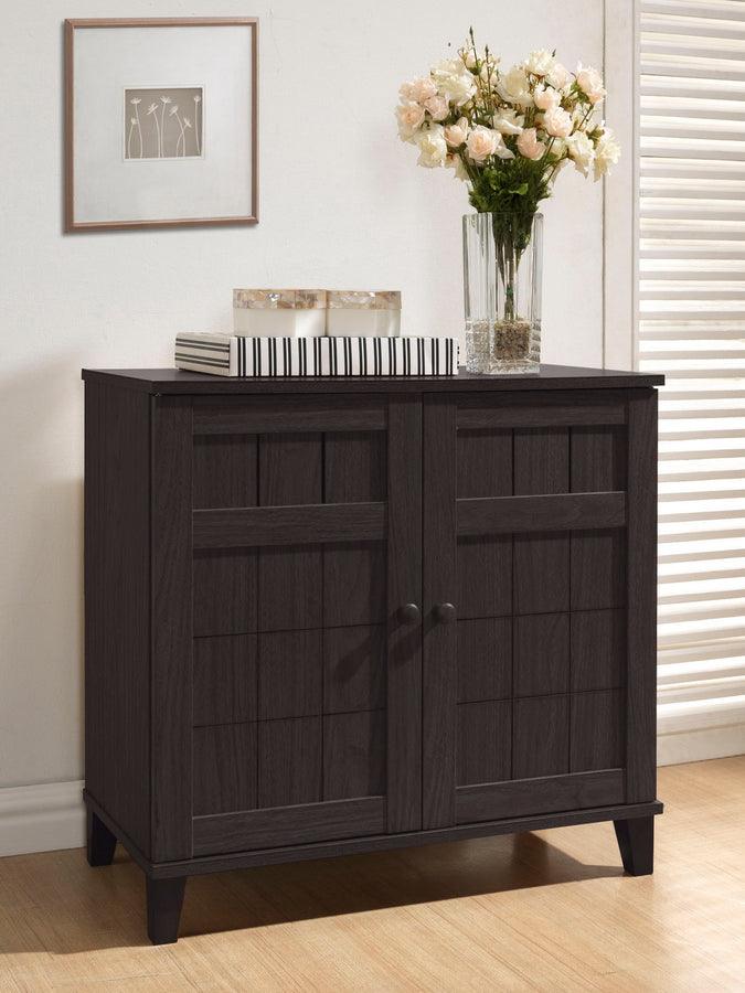 Glidden Wood Modern Shoe Cabinet (Short)