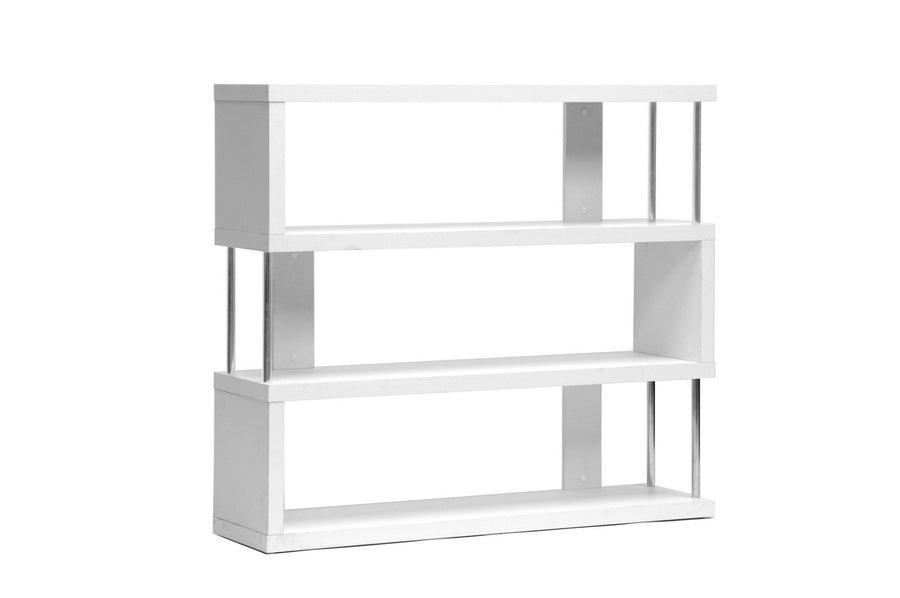 Barnes Three-Shelf Modern Bookcase