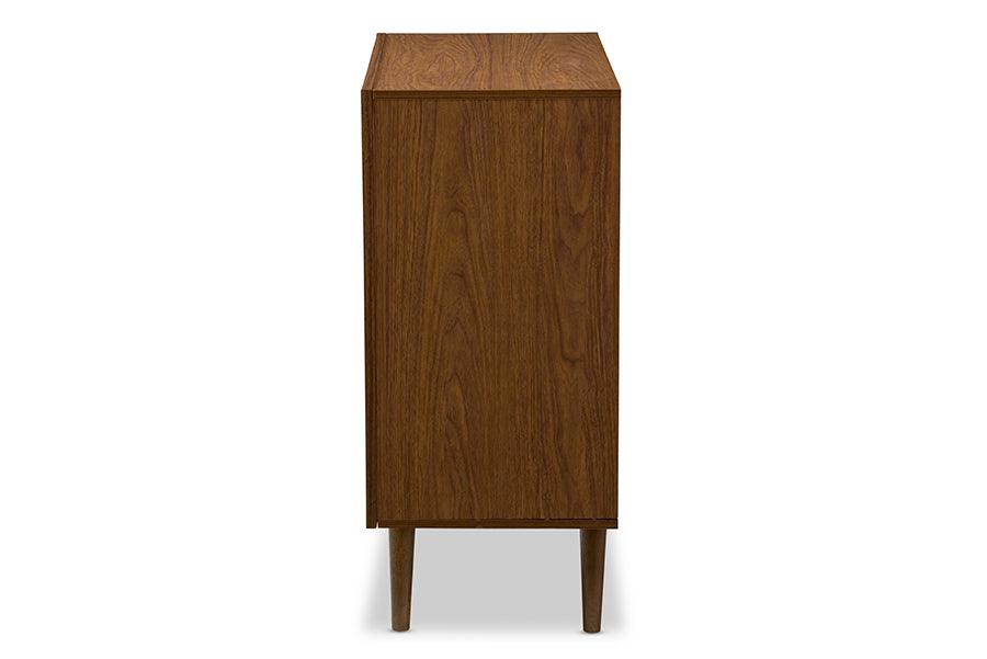 Harlow Mid-century Modern Scandinavian Style and Wood 3-drawer Chest