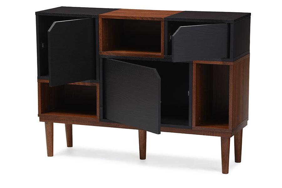 Anderson Mid-century Retro Modern and Espresso Wood Sideboard Storage Cabinet