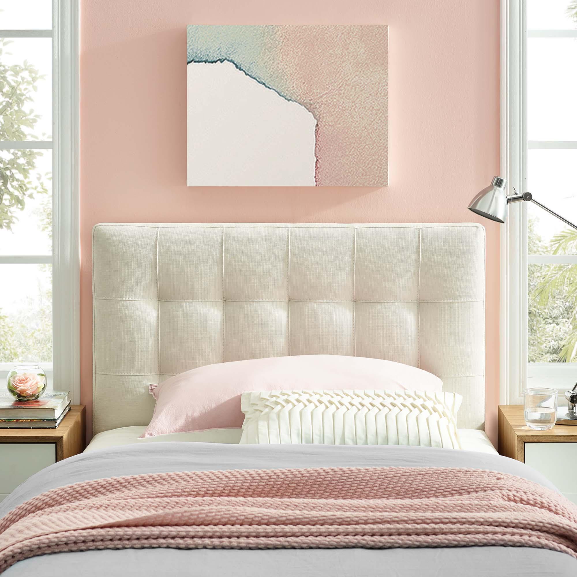 Lily Upholstered Fabric Headboard