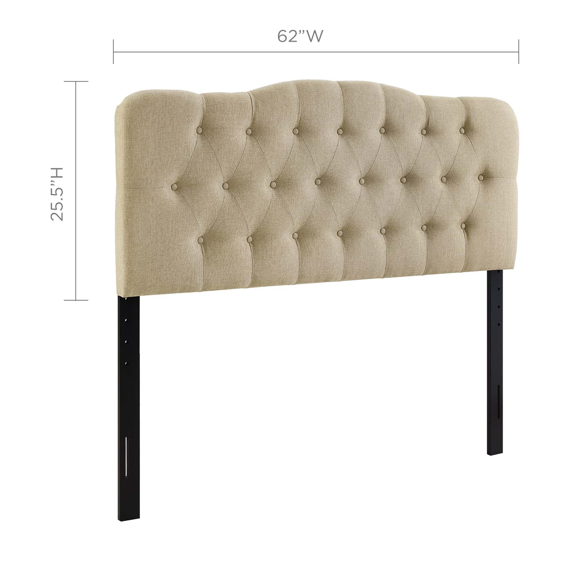 Annabel Upholstered Fabric Headboard