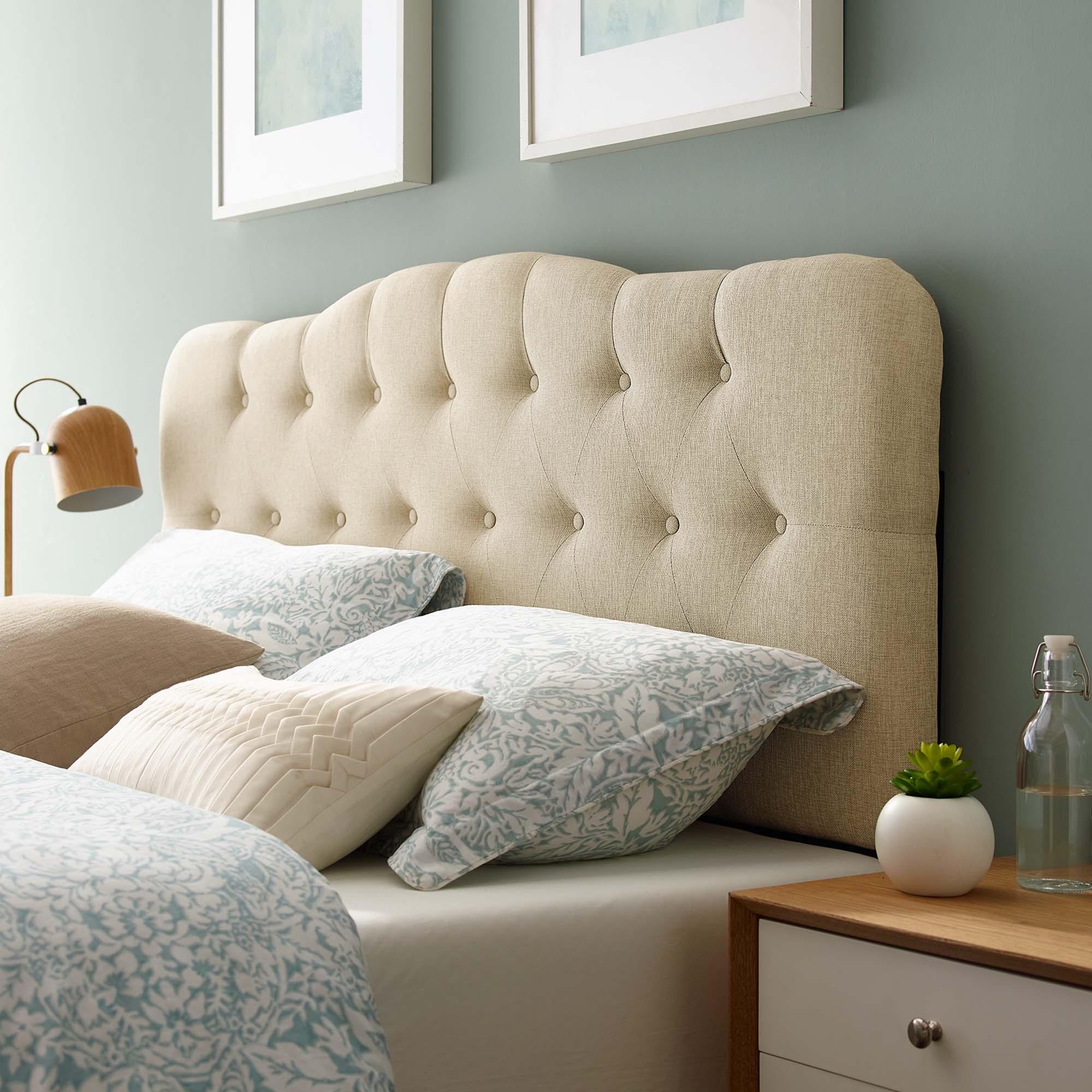 Annabel Upholstered Fabric Headboard