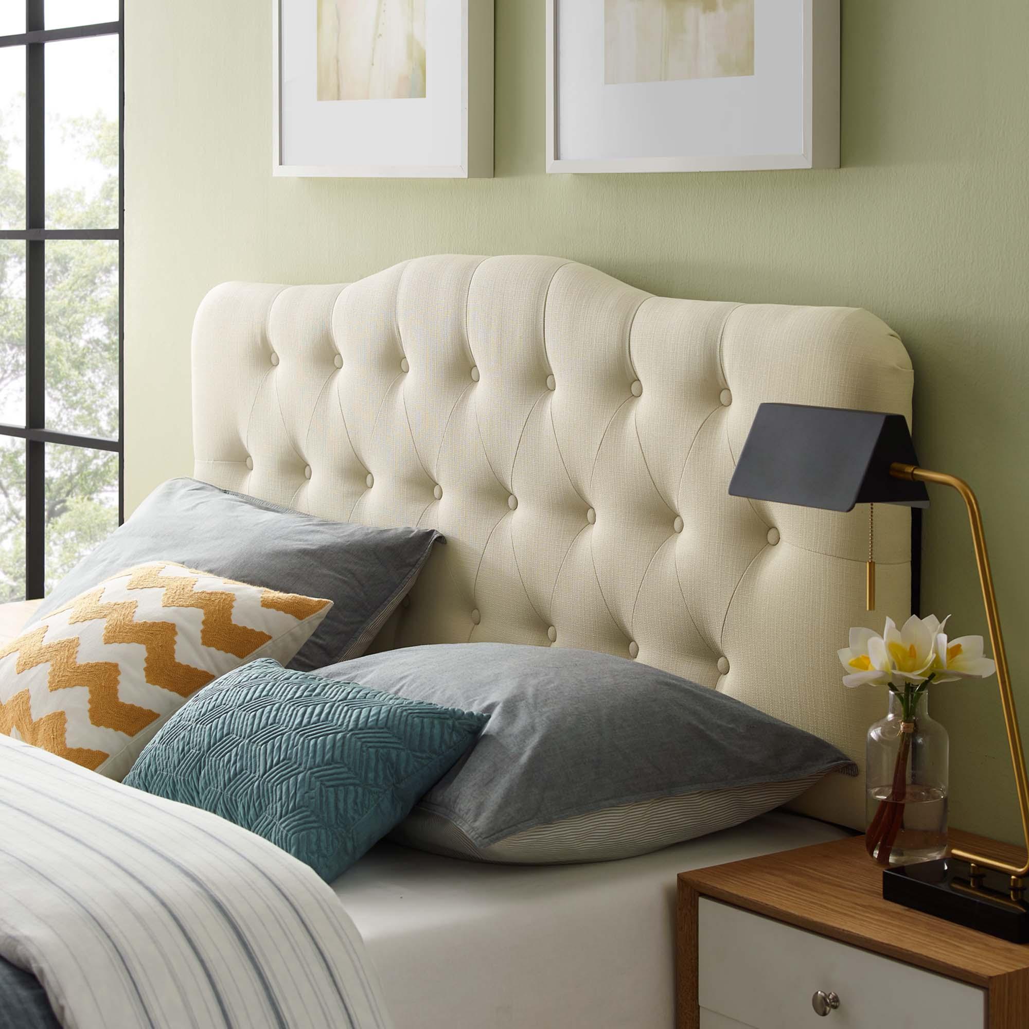 Annabel Upholstered Fabric Headboard