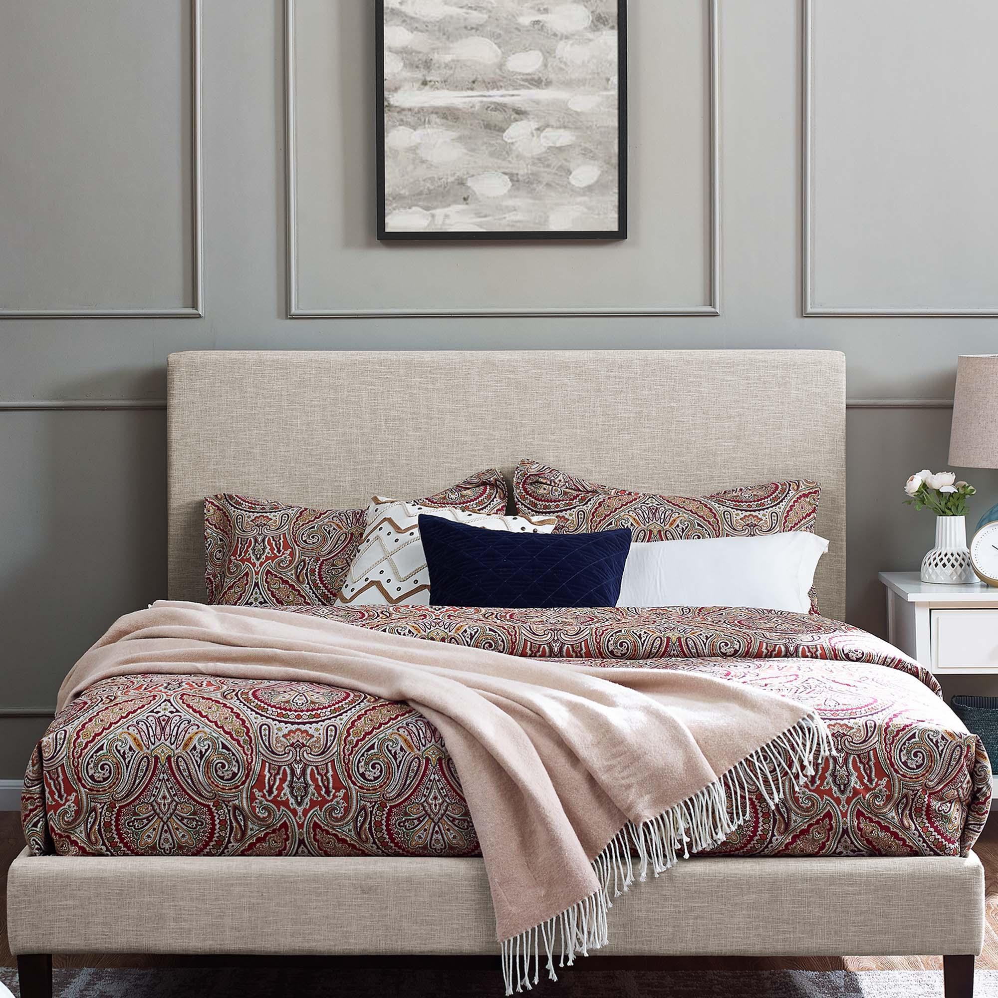 Taylor Upholstered Linen Fabric / Headboard