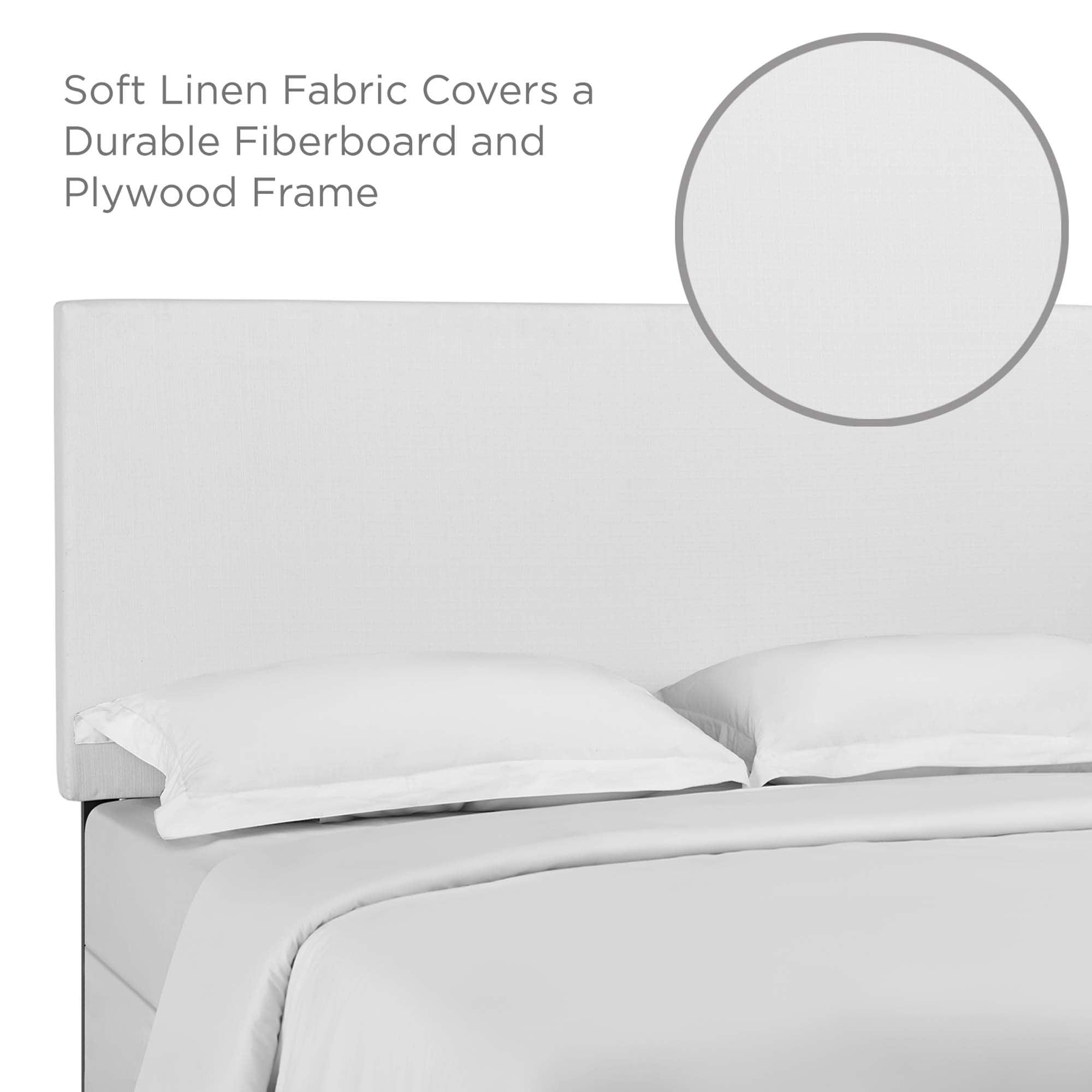 Taylor Upholstered Linen Fabric and Headboard