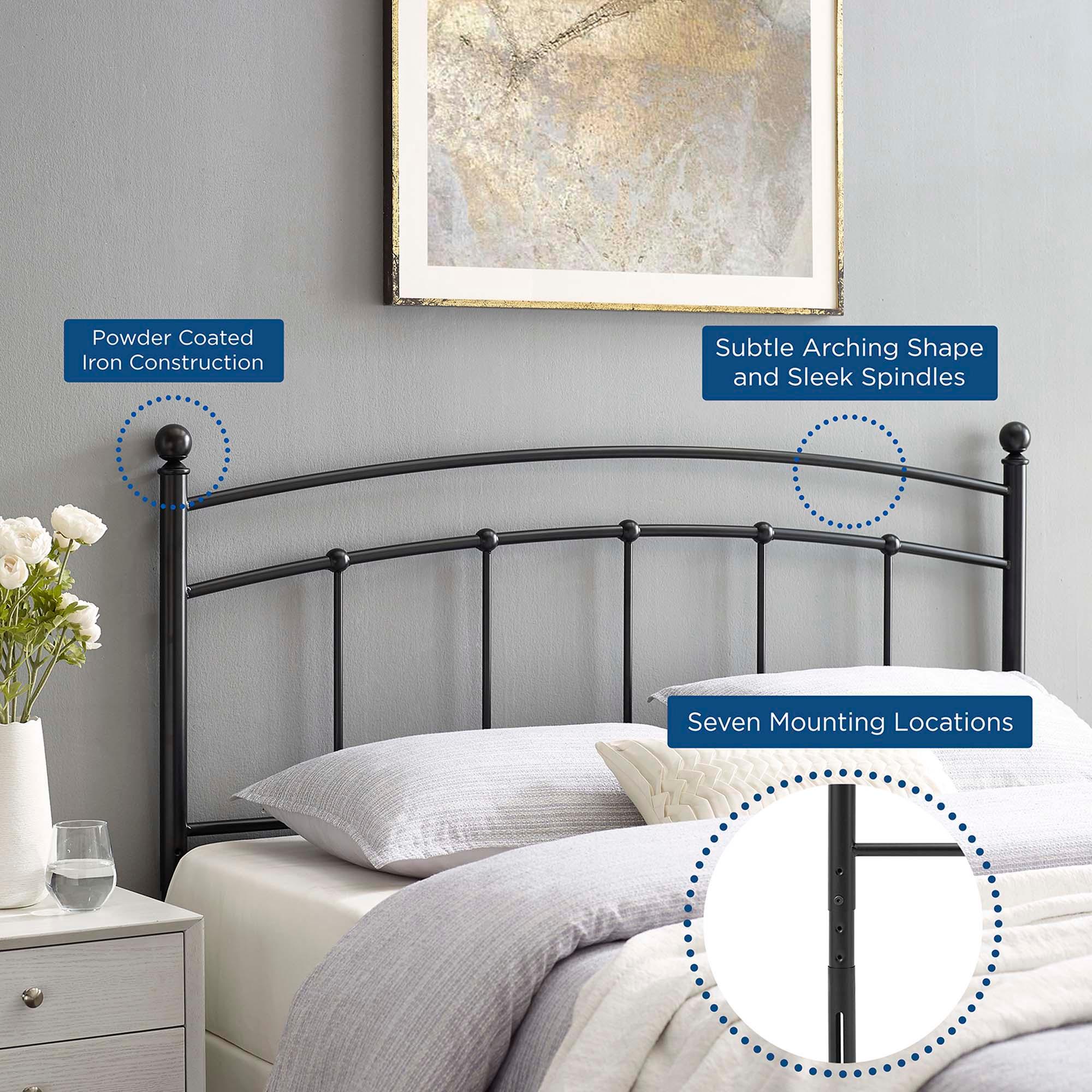 Abigail Metal Headboard