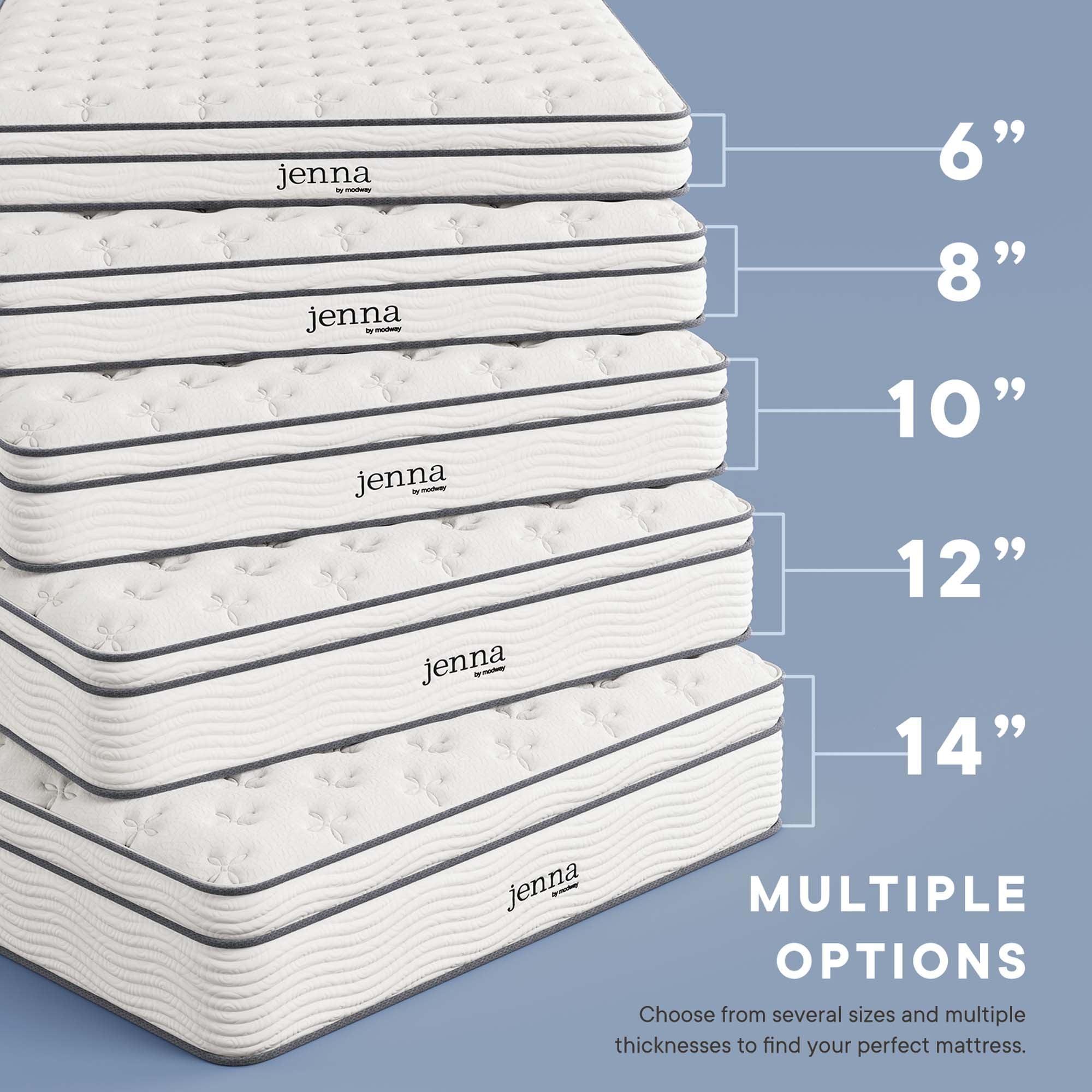 Jenna Innerspring and Foam Narrow Mattress