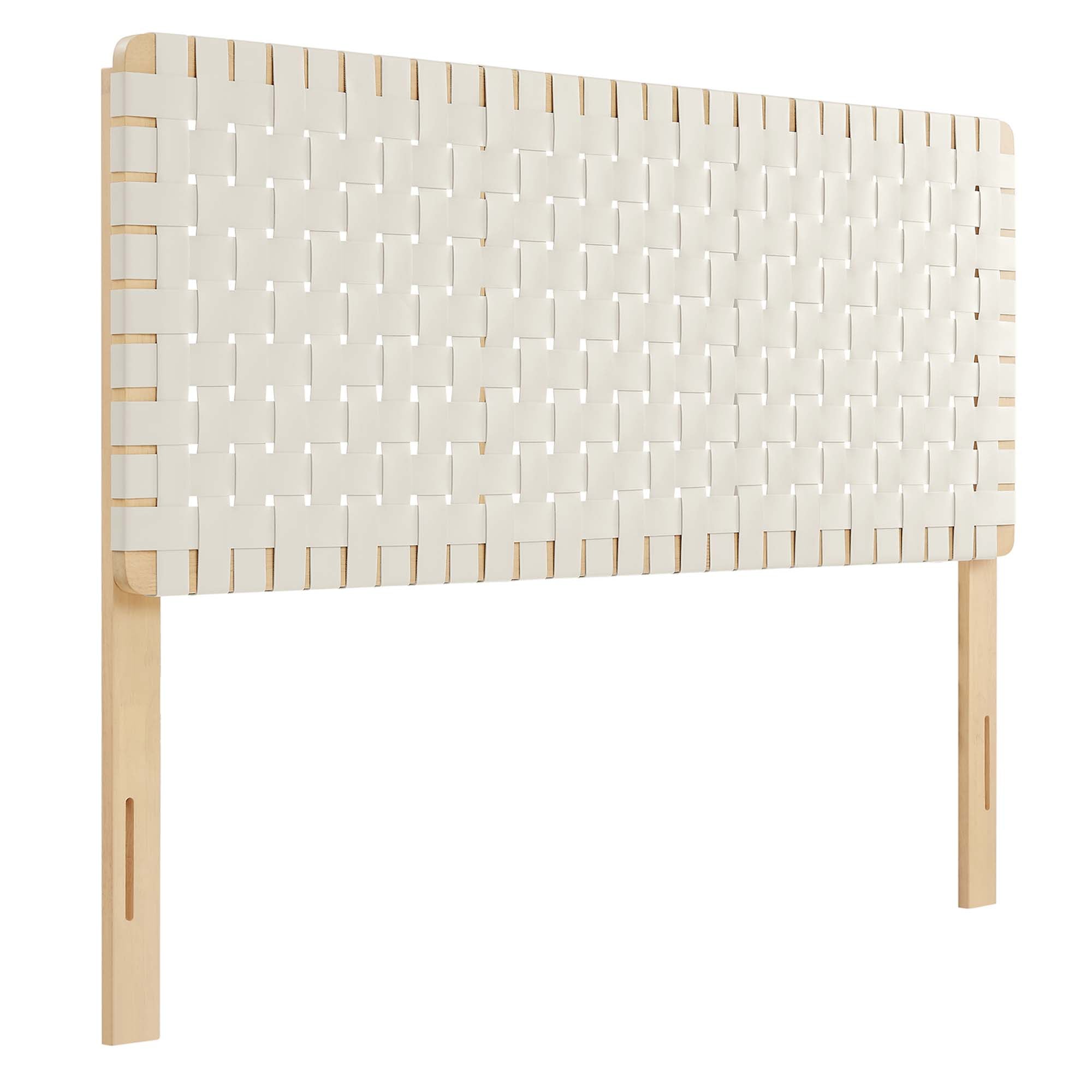 Sparta Weave Vegan Leather Headboard