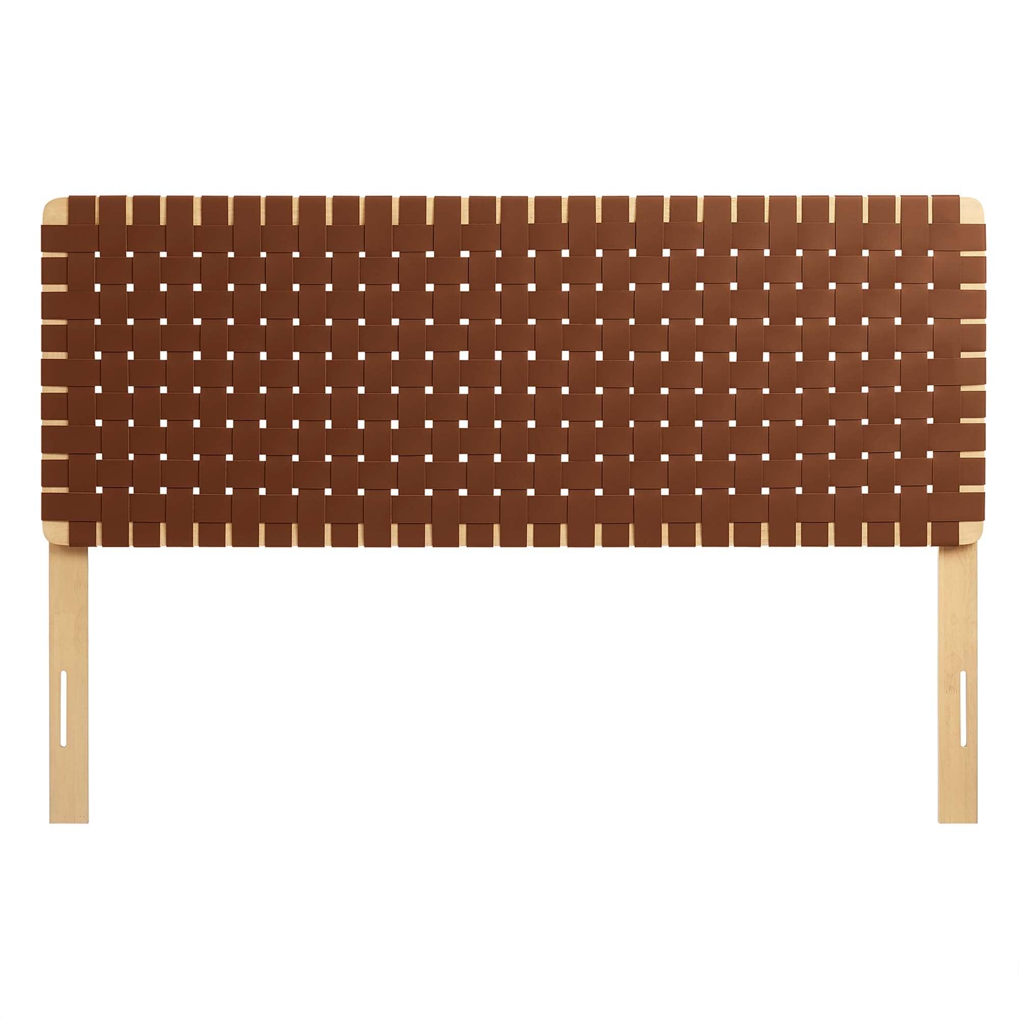 Sparta Weave Vegan Leather Headboard