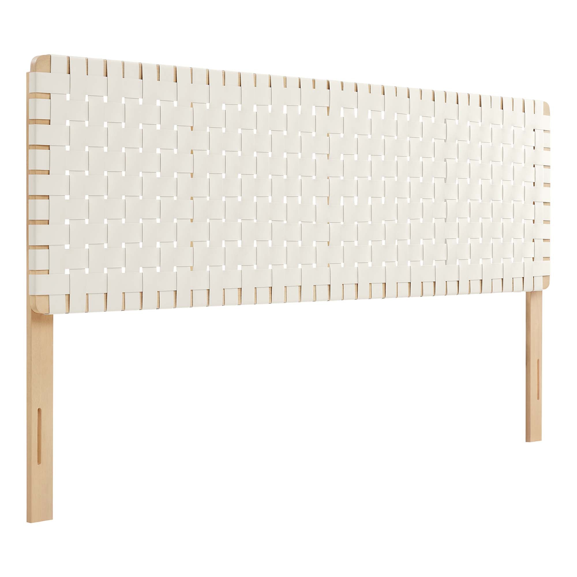 Sparta Weave Vegan Leather Headboard