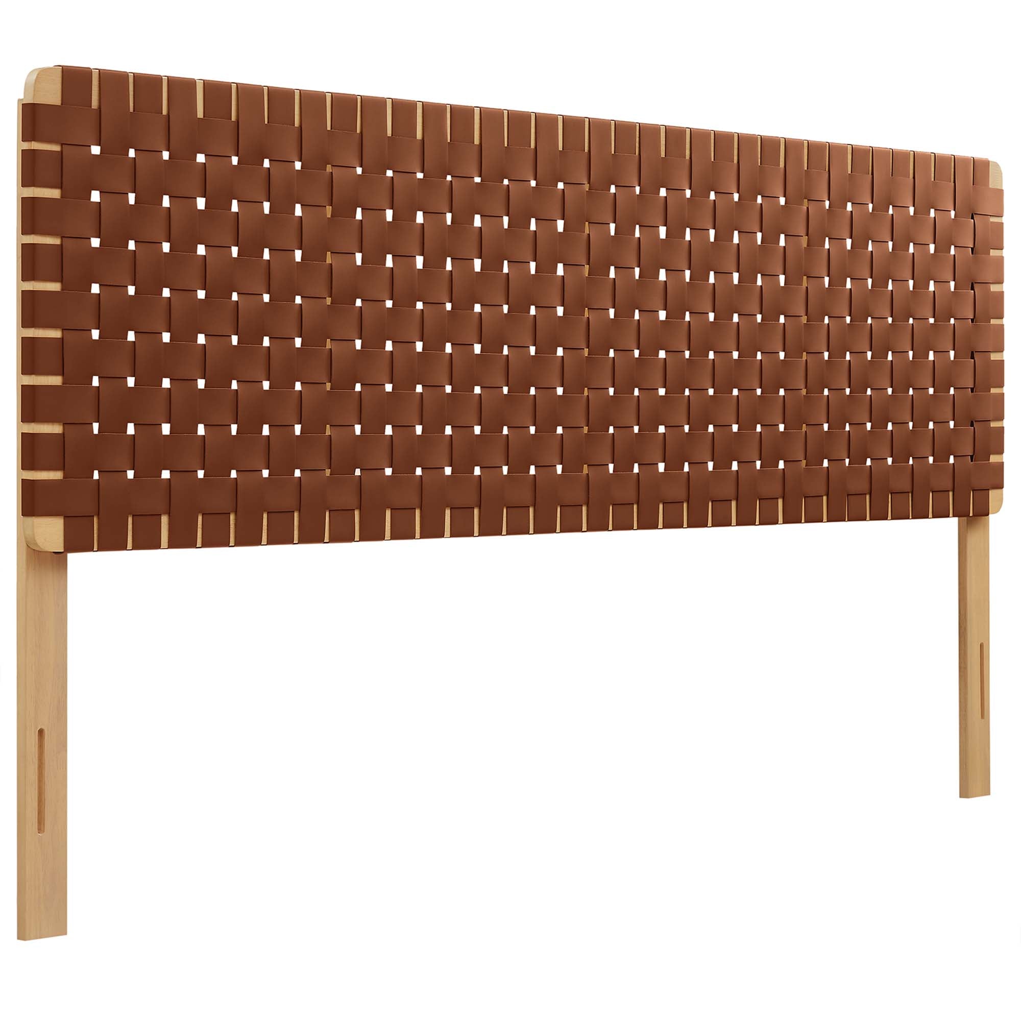 Sparta Weave Vegan Leather Headboard