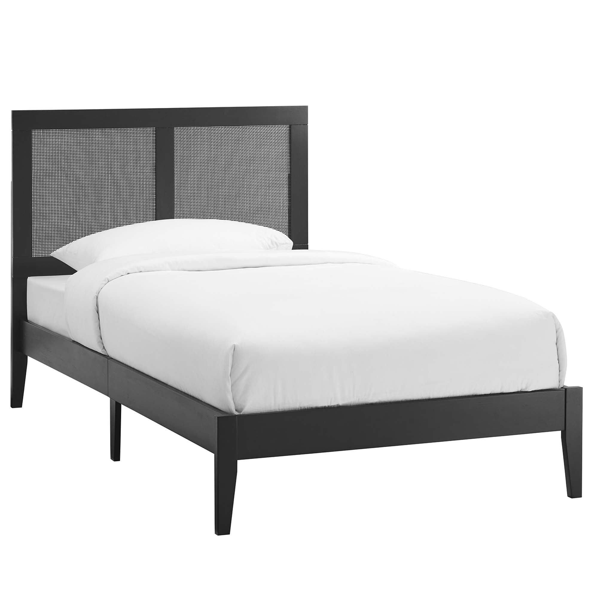 Sirocco Rattan and Wood Platform Bed