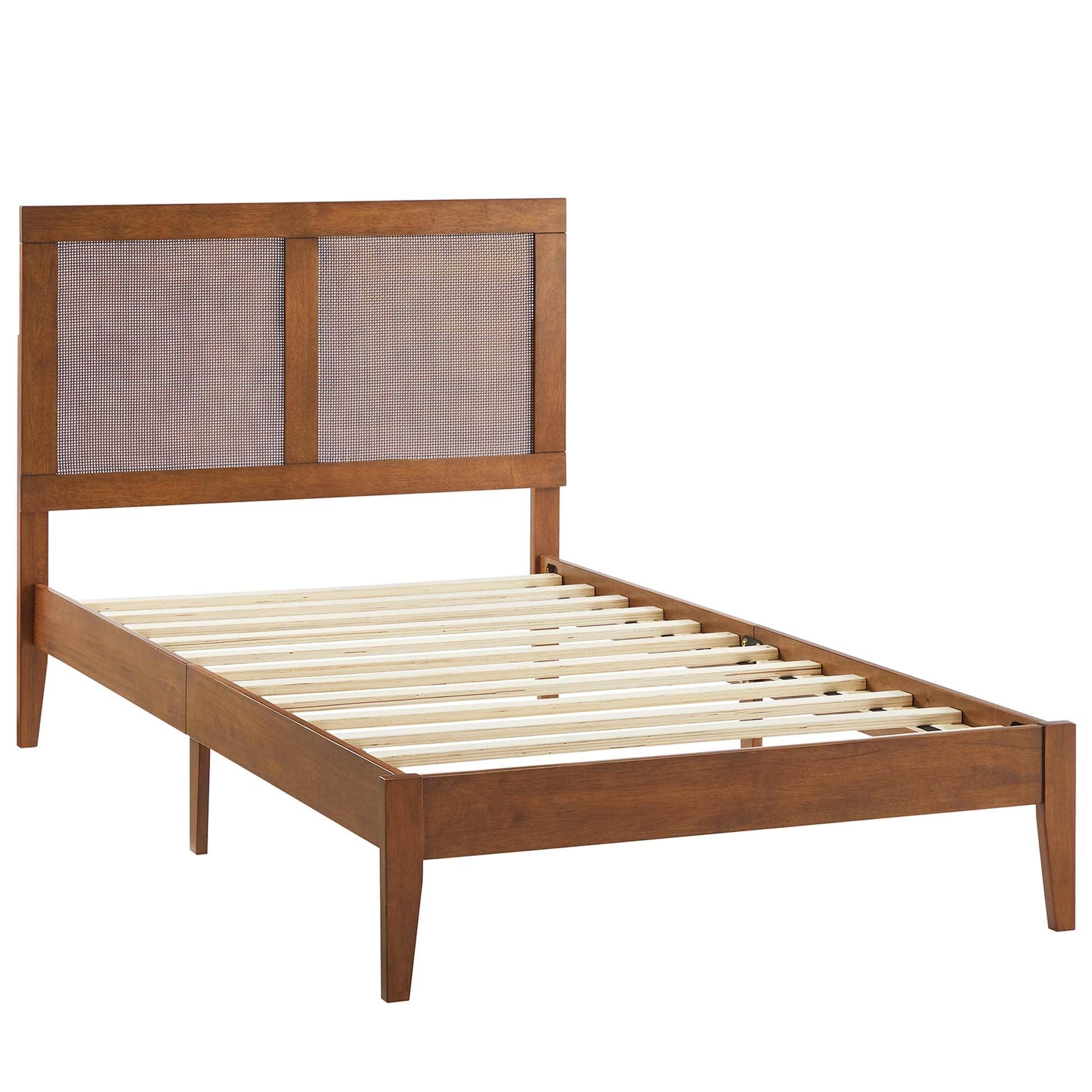 Sirocco Rattan and Wood Platform Bed