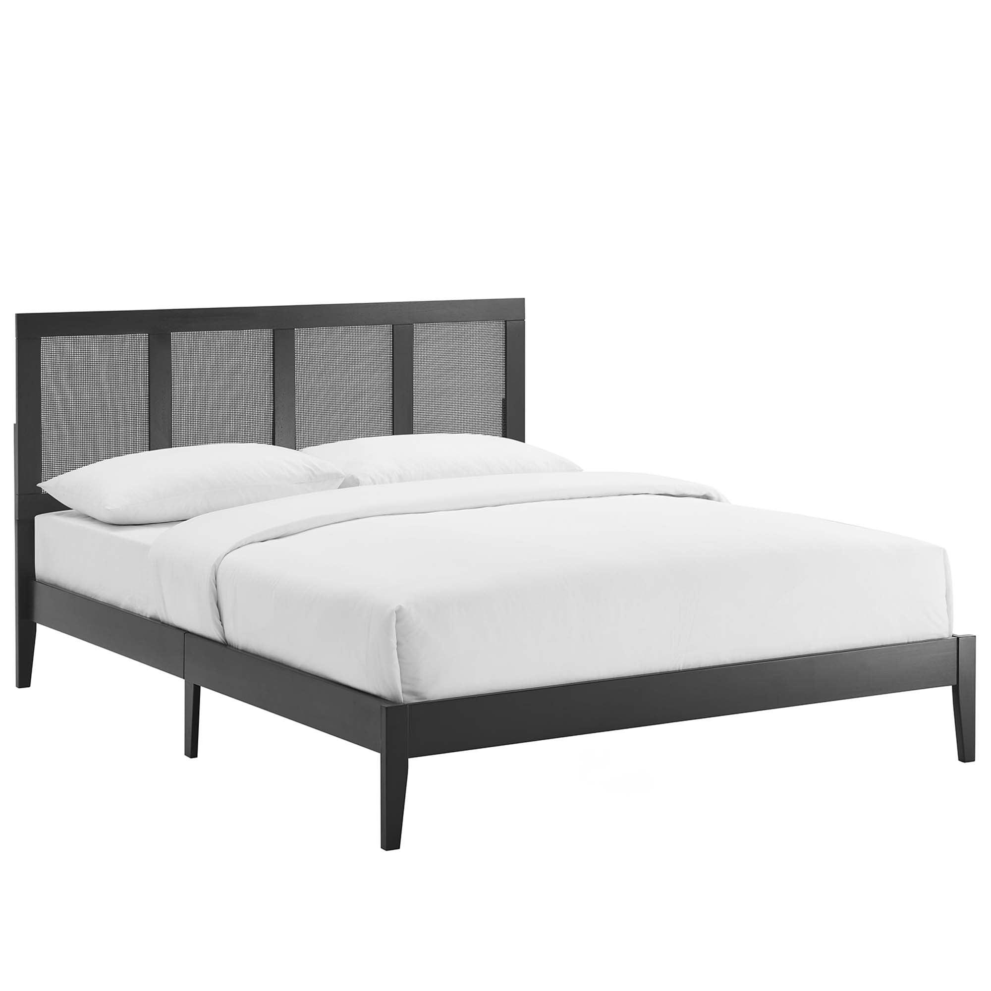 Sirocco Rattan and Wood Platform Bed