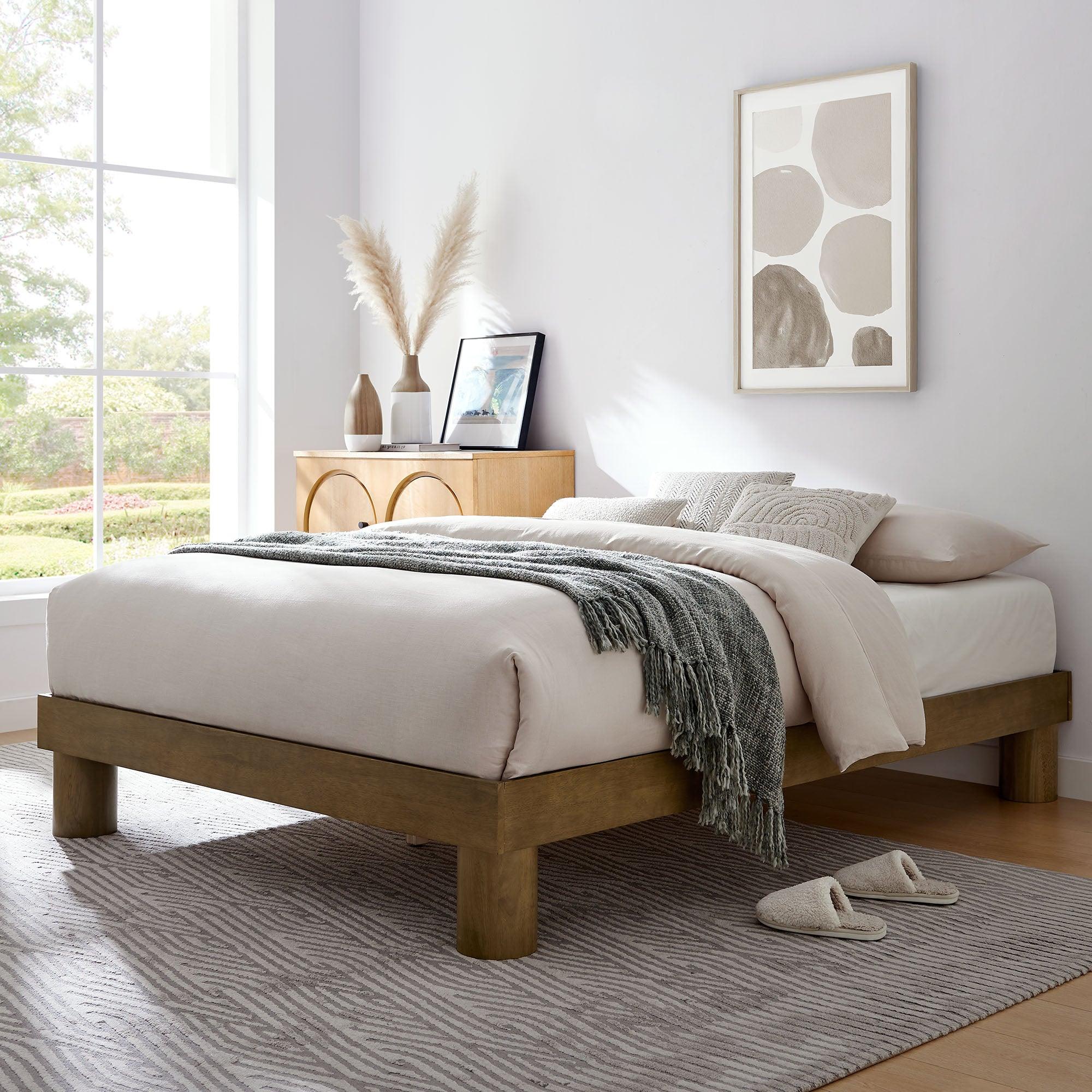 Runa Wood Platform Bed