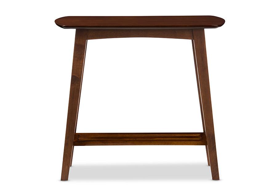 Sacramento Mid-century Modern Scandinavian Style Dark Console Table