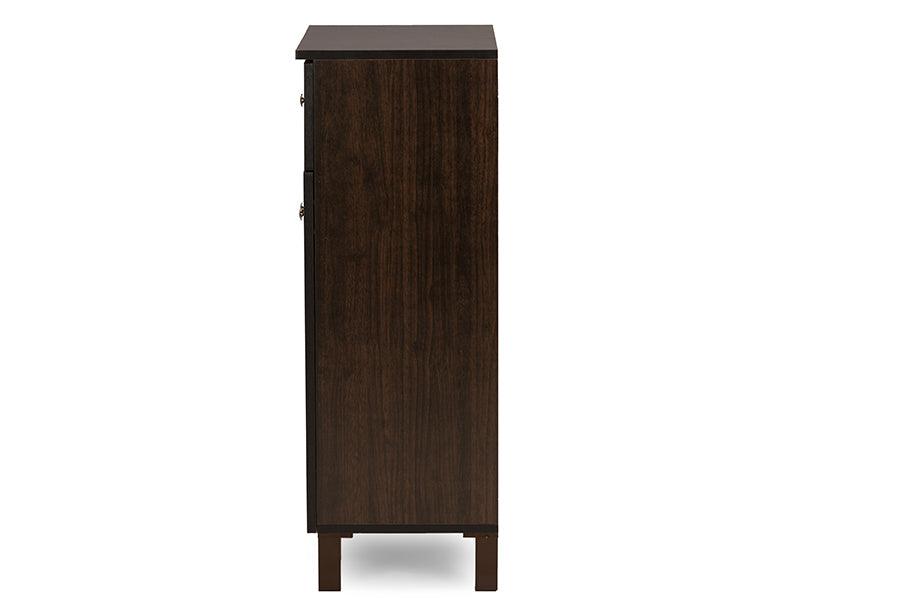 Felda Modern Shoe Cabinet with 2 Doors and Drawer