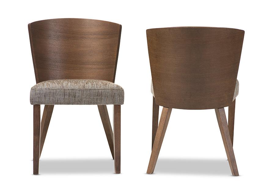 Sparrow and "Gravel" Wood Modern Dining Chair (Set of 2)