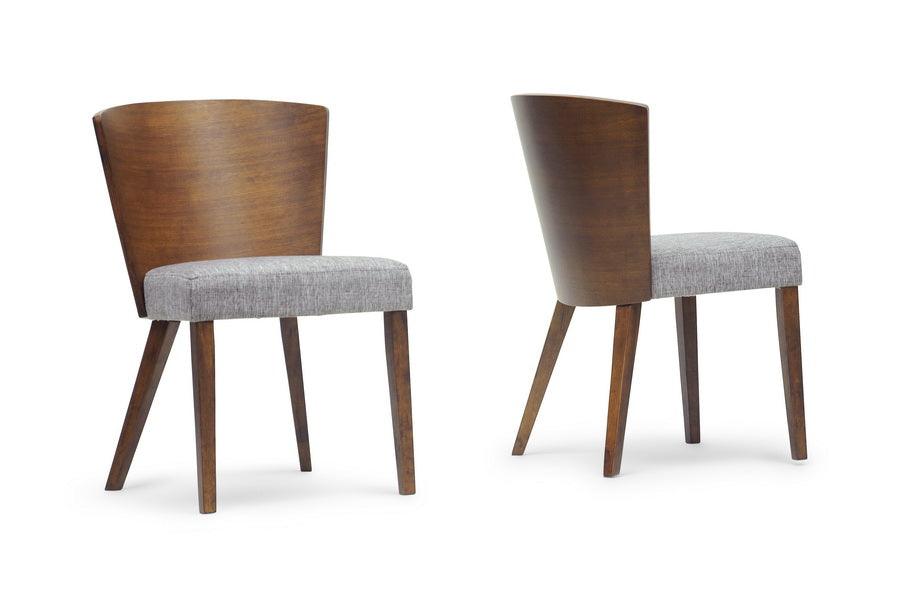 Sparrow and "Gravel" Wood Modern Dining Chair (Set of 2)