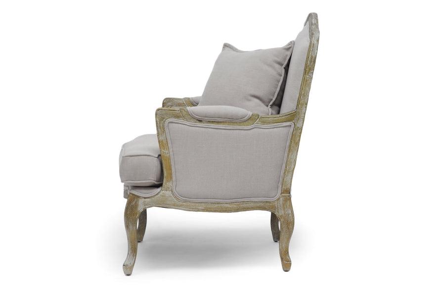 Constanza Classic Antiqued French Accent Chair