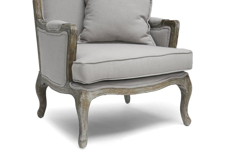 Constanza Classic Antiqued French Accent Chair