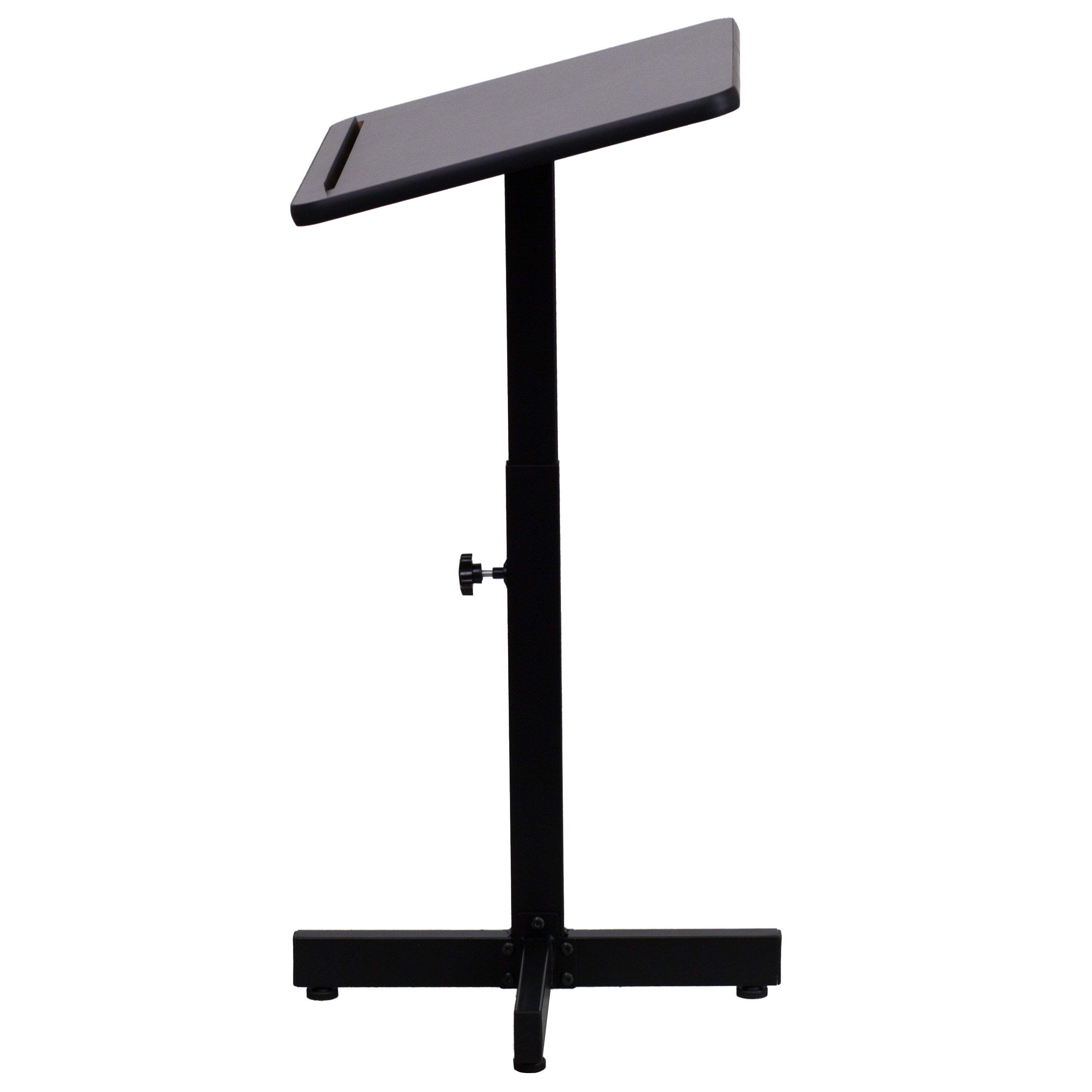Adjustable Height Metal Lectern-Adjustable Lecterns-Flash Furniture-Wall2Wall Furnishings