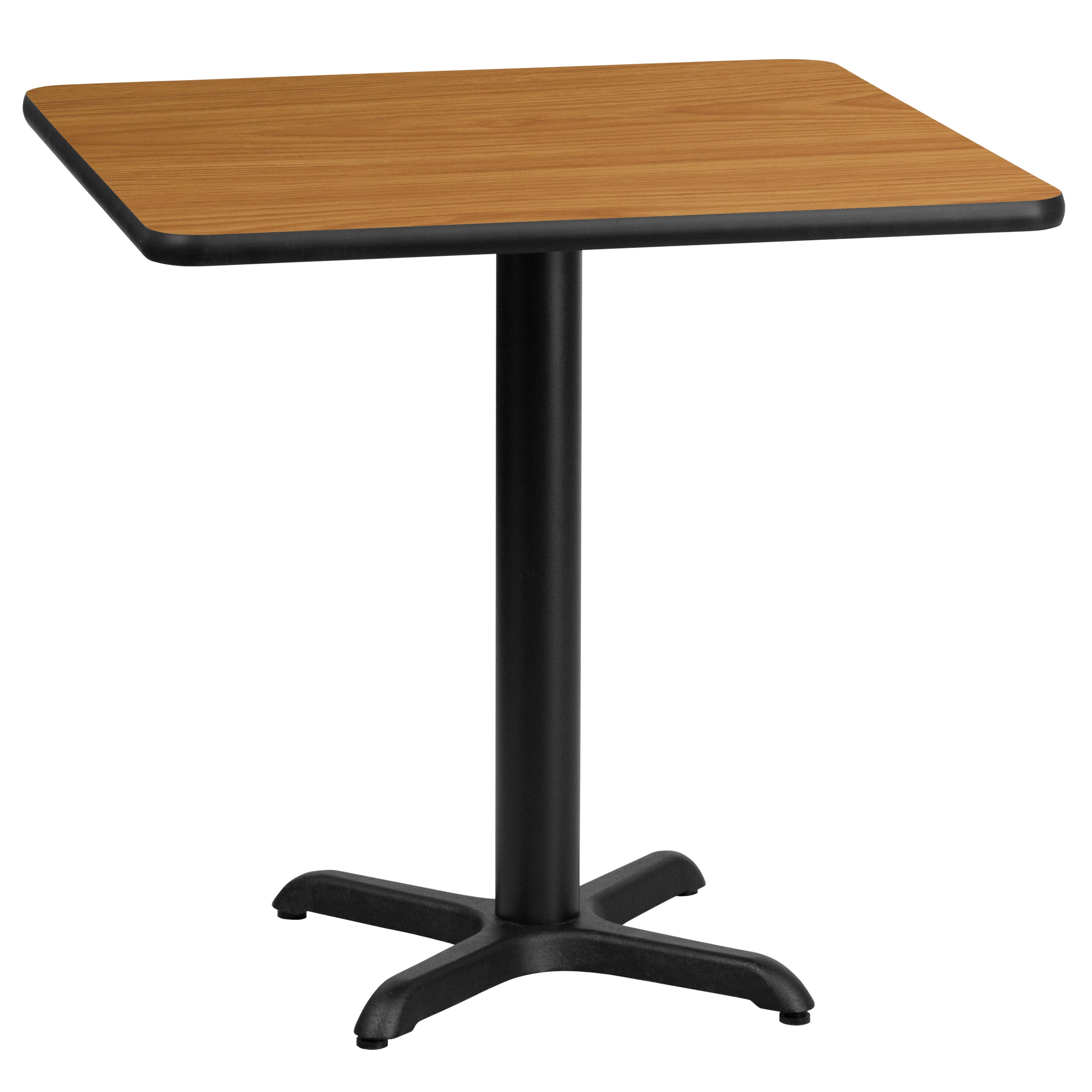 24'' Square Laminate Table Top with 22'' x 22'' Table Height Base-Restaurant Dining Table and Bases-Flash Furniture-Wall2Wall Furnishings