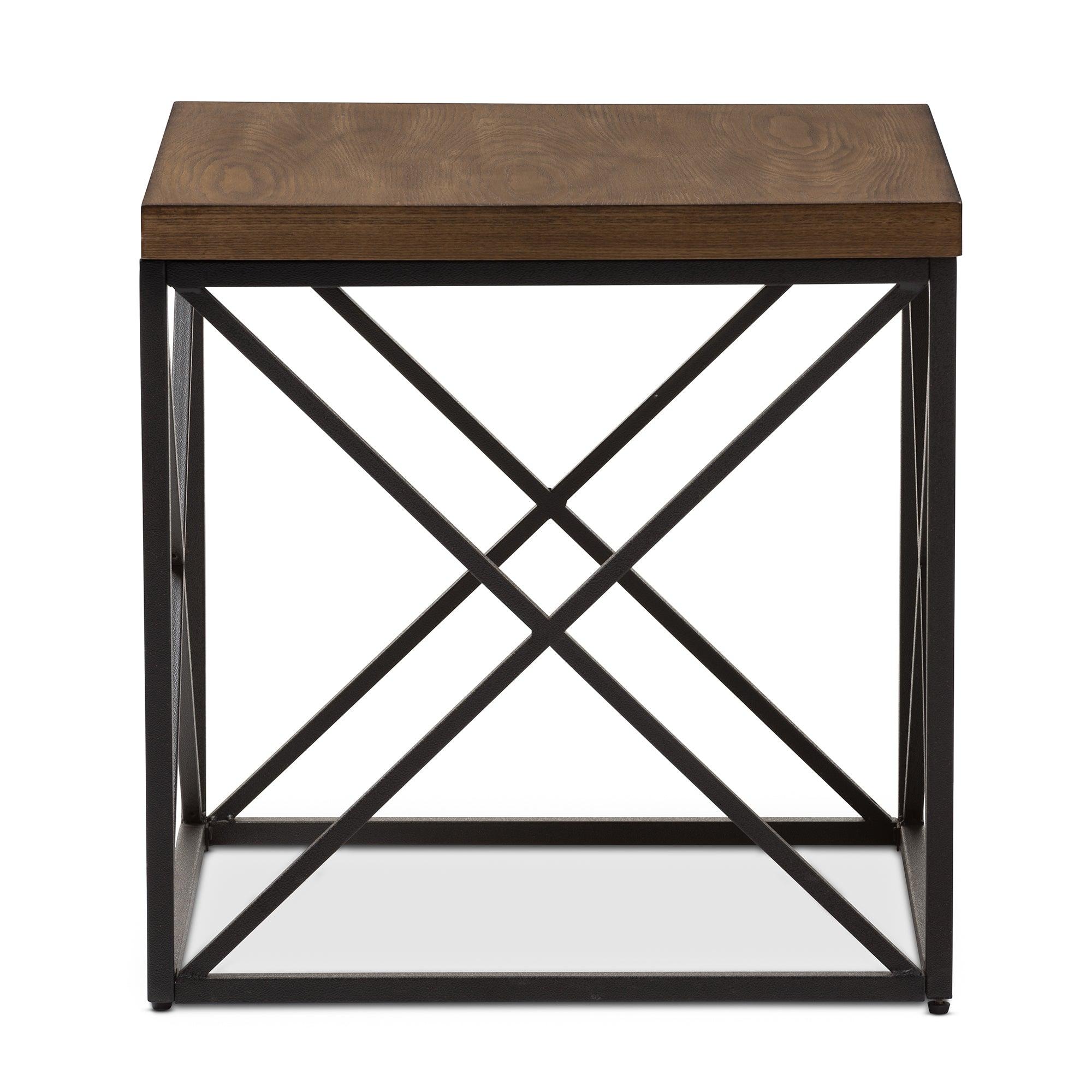 Holden Vintage Industrial End Table