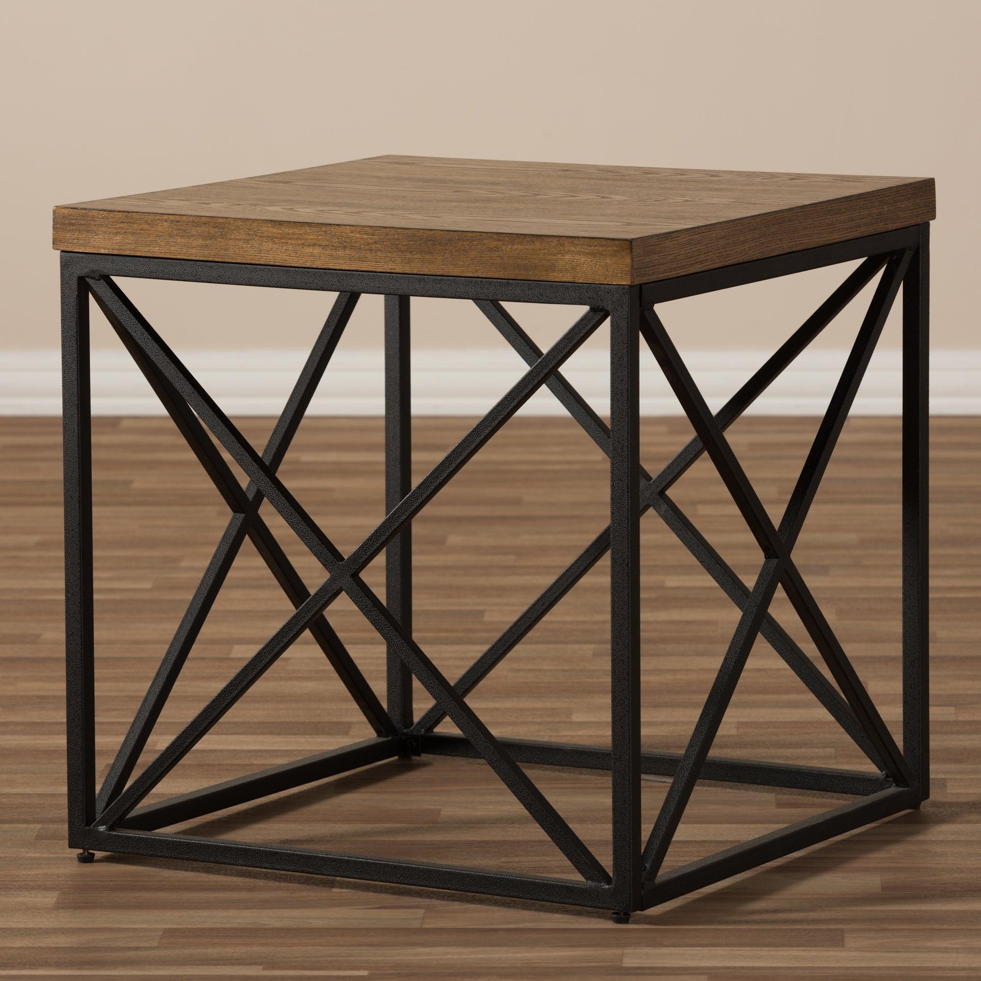 Holden Vintage Industrial End Table