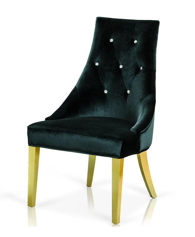 AX Charlotte Velour With Legs Dining Chair