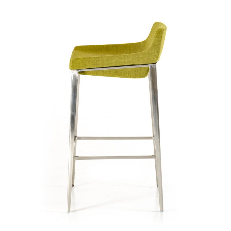 Modrest Adhil MidCentury Fabric Bar Stool