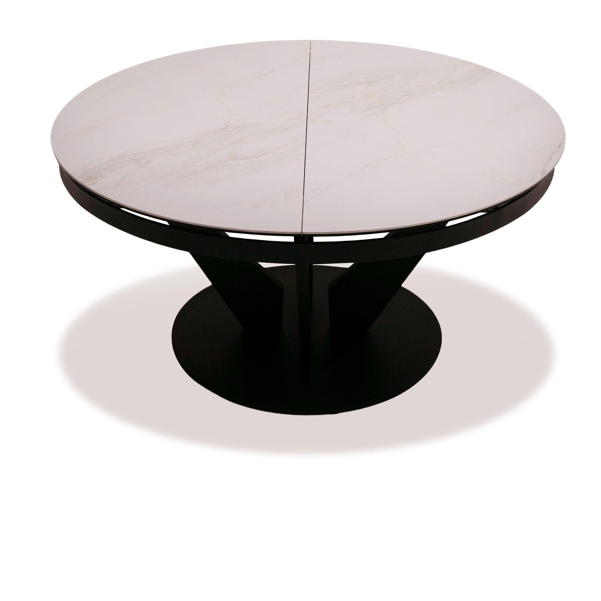 Modrest Alberta Modern and Ceramic Extendable 59"/86.5" Oval Dining Table