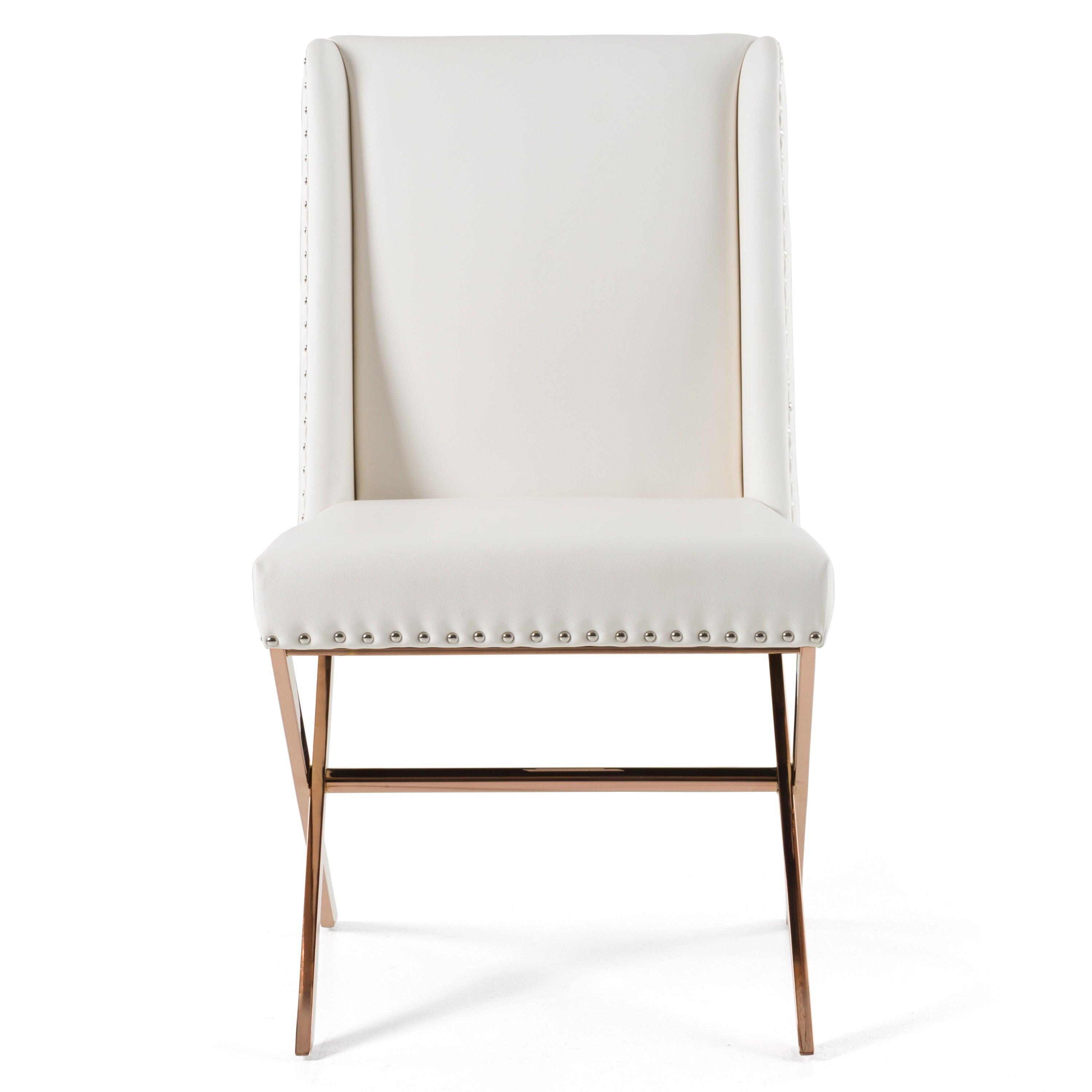 Modrest Alexia Modern Rosegold Dining Chair