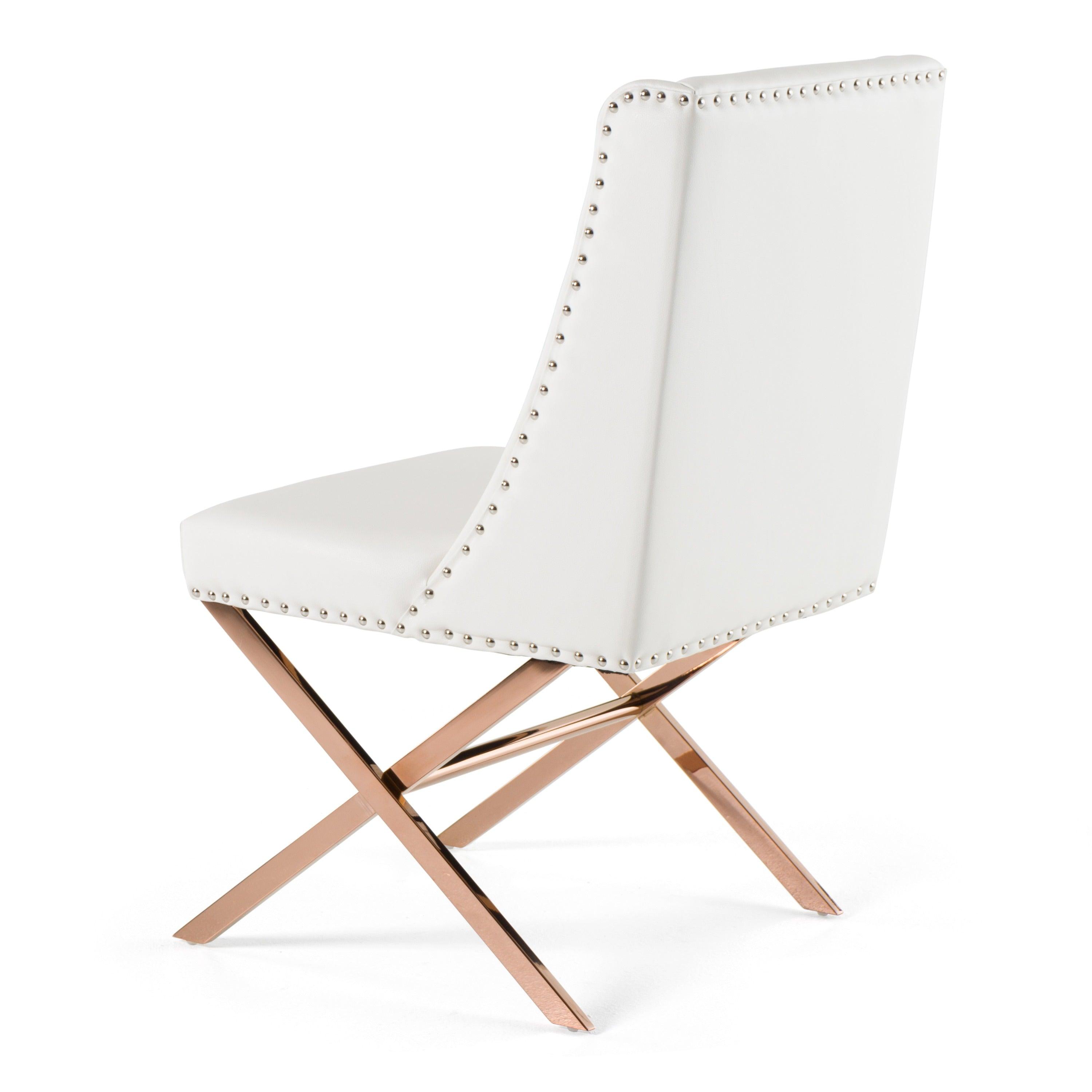 Modrest Alexia Modern Rosegold Dining Chair