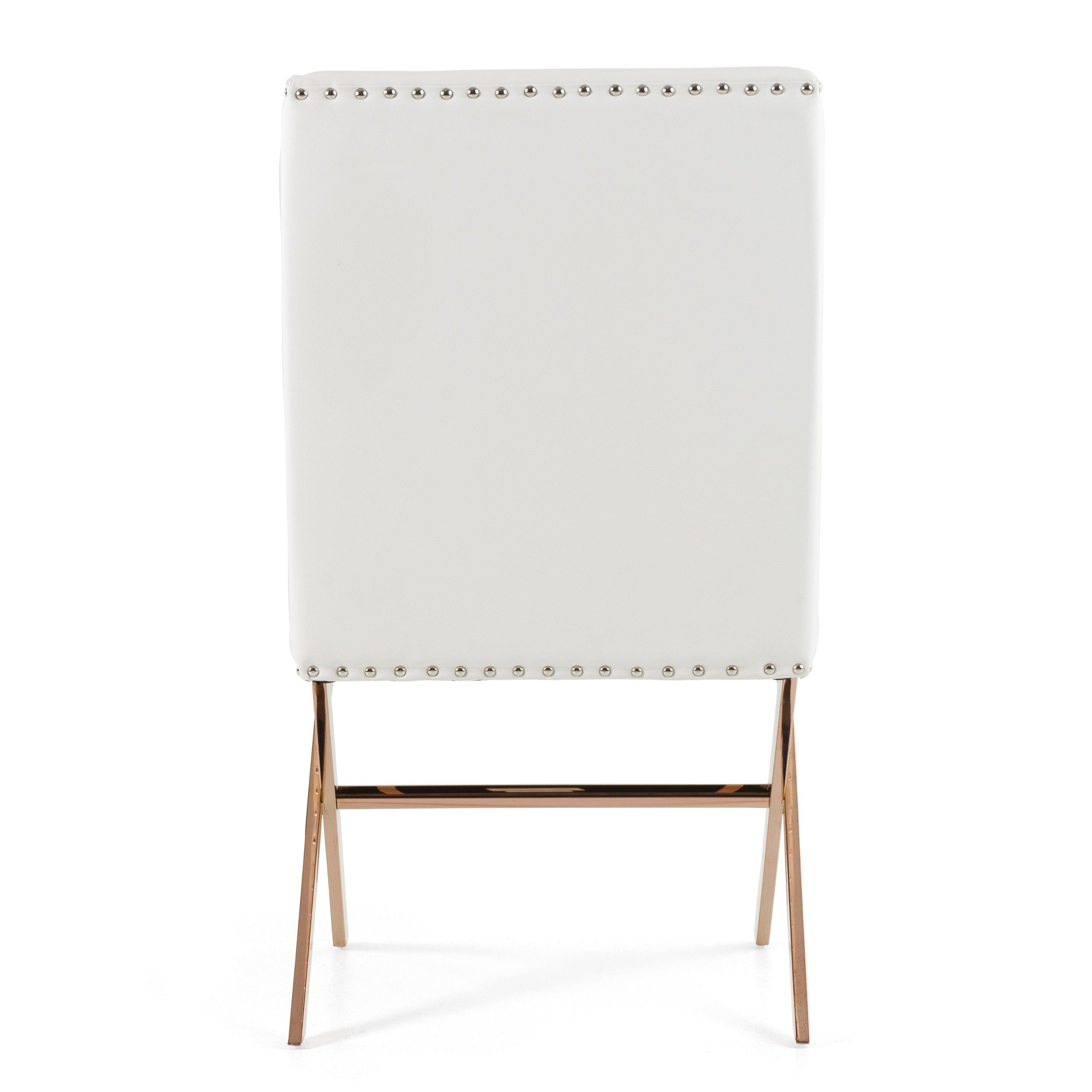 Modrest Alexia Modern Rosegold Dining Chair