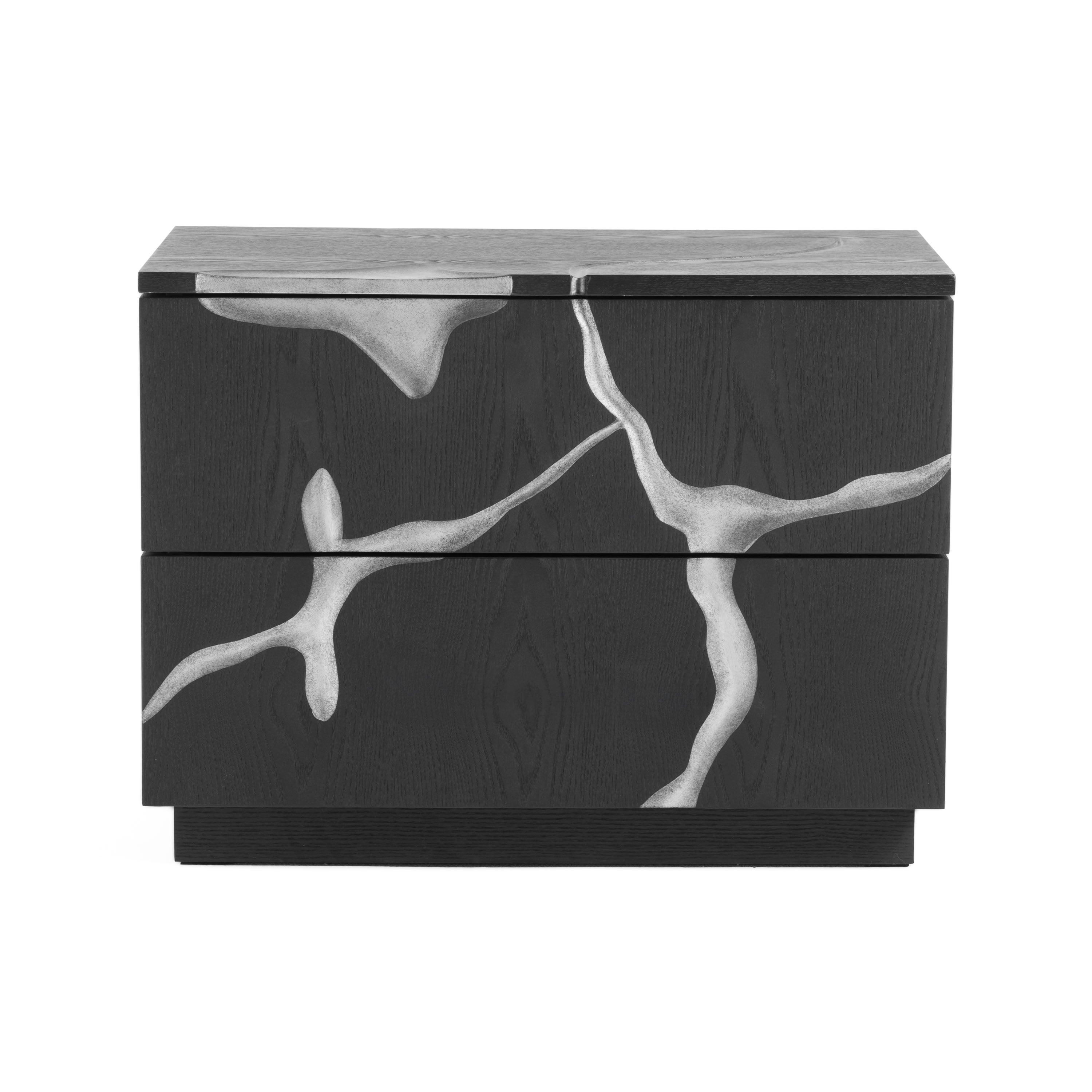 Modrest Aspen Modern Matte Ash Nightstand