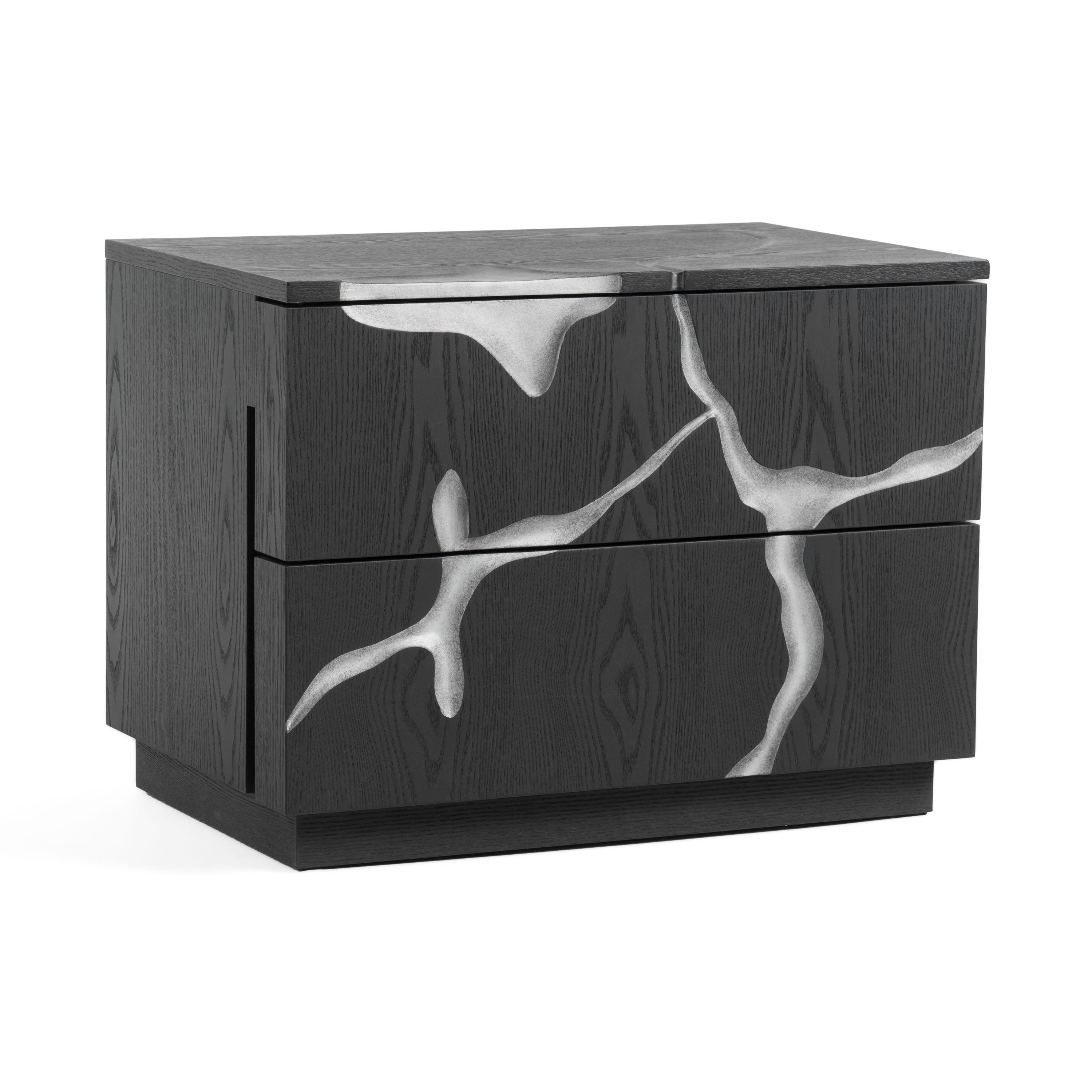 Modrest Aspen Modern Matte Ash Nightstand