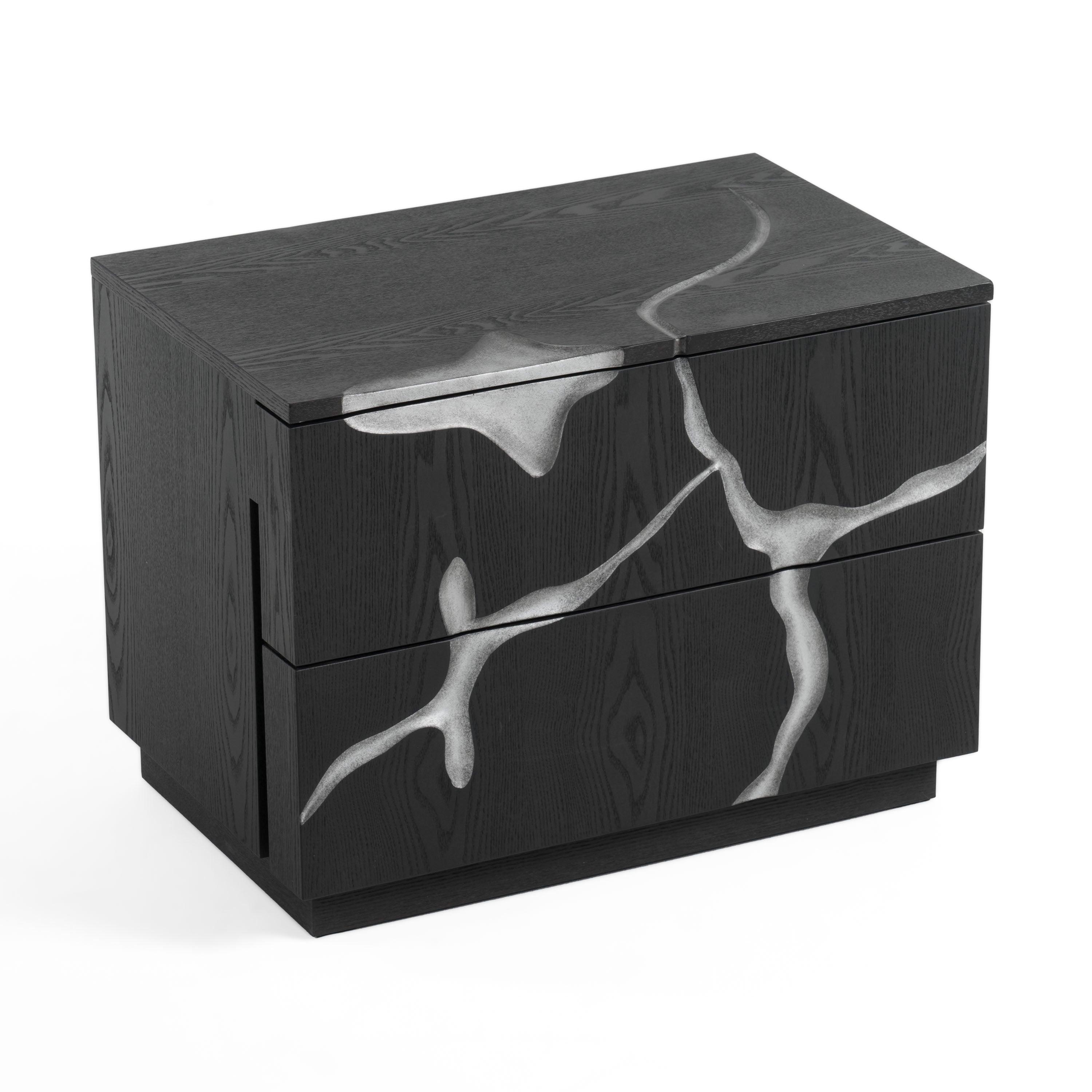 Modrest Aspen Modern Matte Ash Nightstand