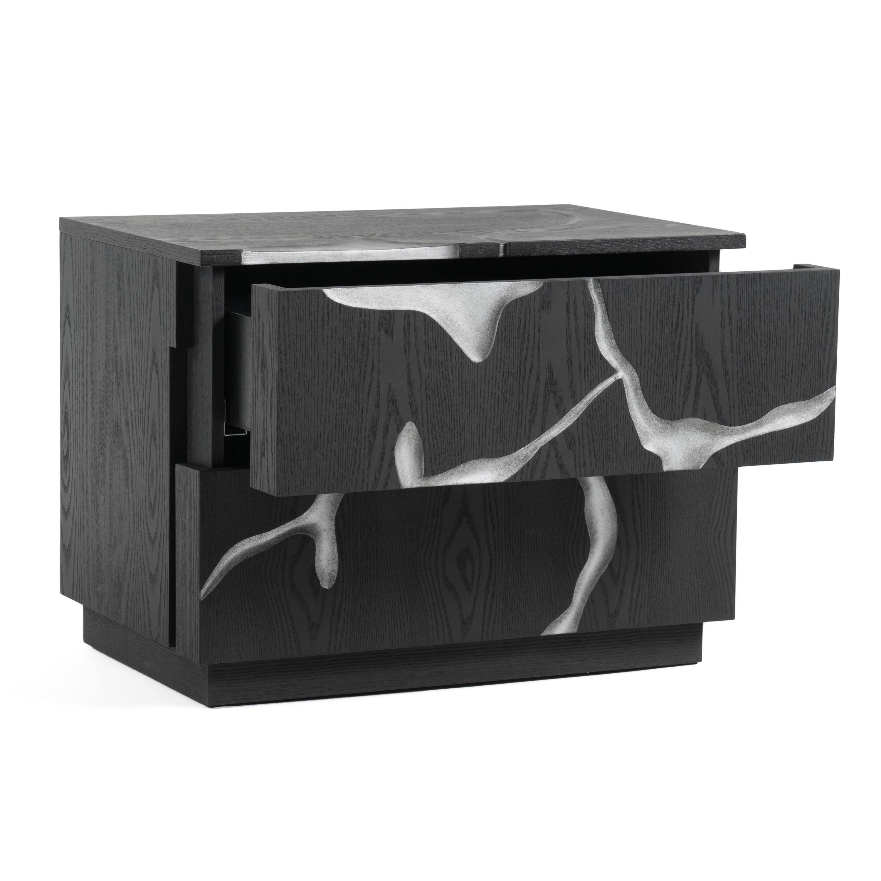 Modrest Aspen Modern Matte Ash Nightstand